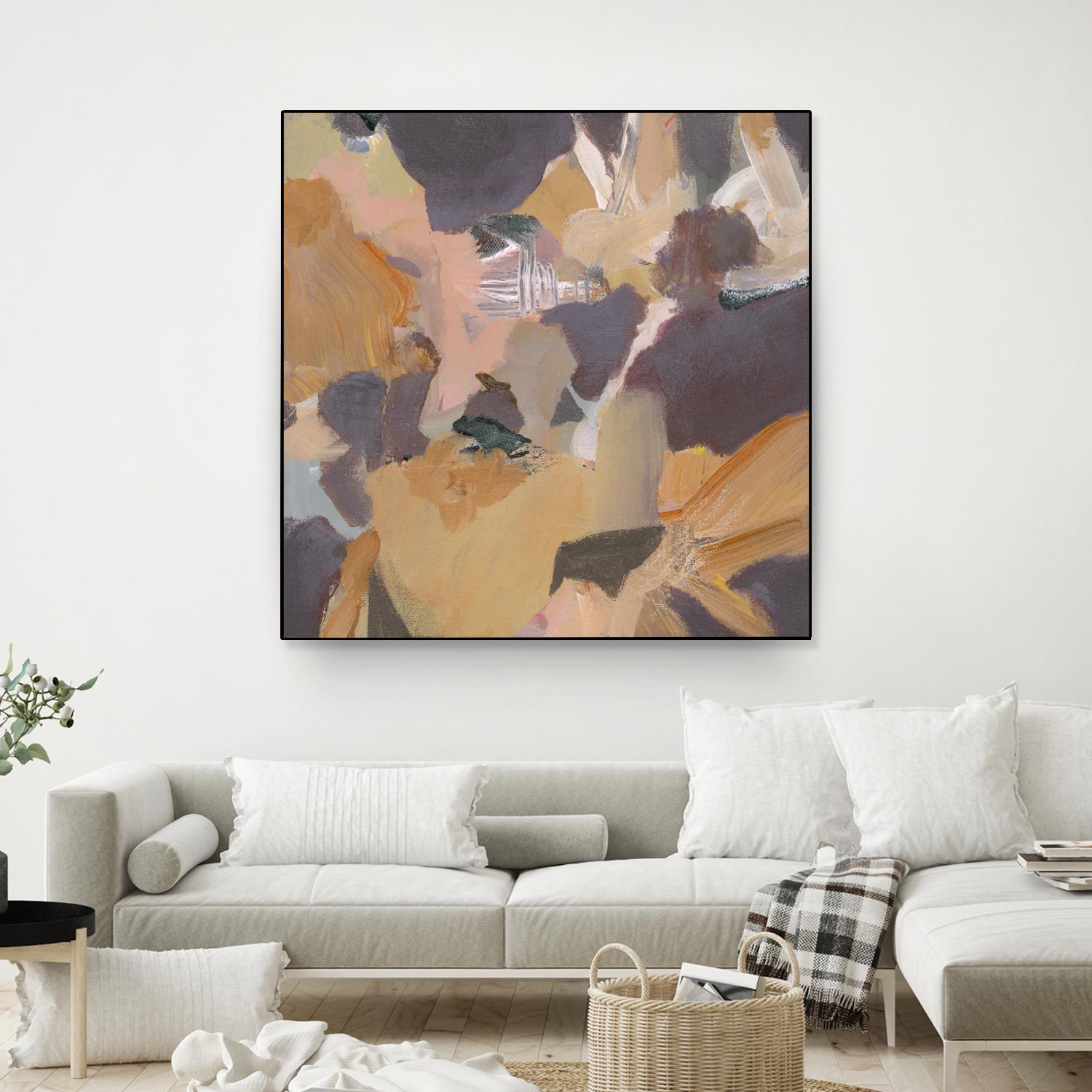 Mauve II by Terri Burris on GIANT ART - yellows abstract