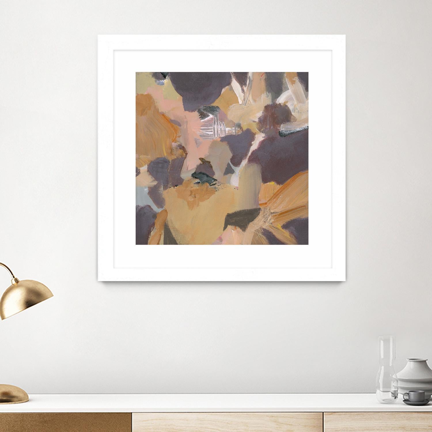 Mauve II by Terri Burris on GIANT ART - yellows abstract