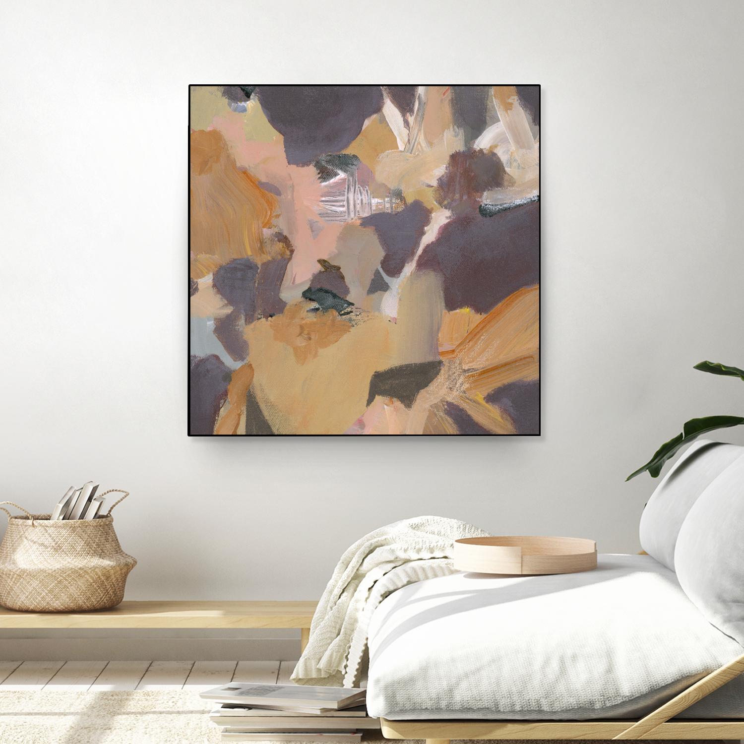 Mauve II by Terri Burris on GIANT ART - yellows abstract