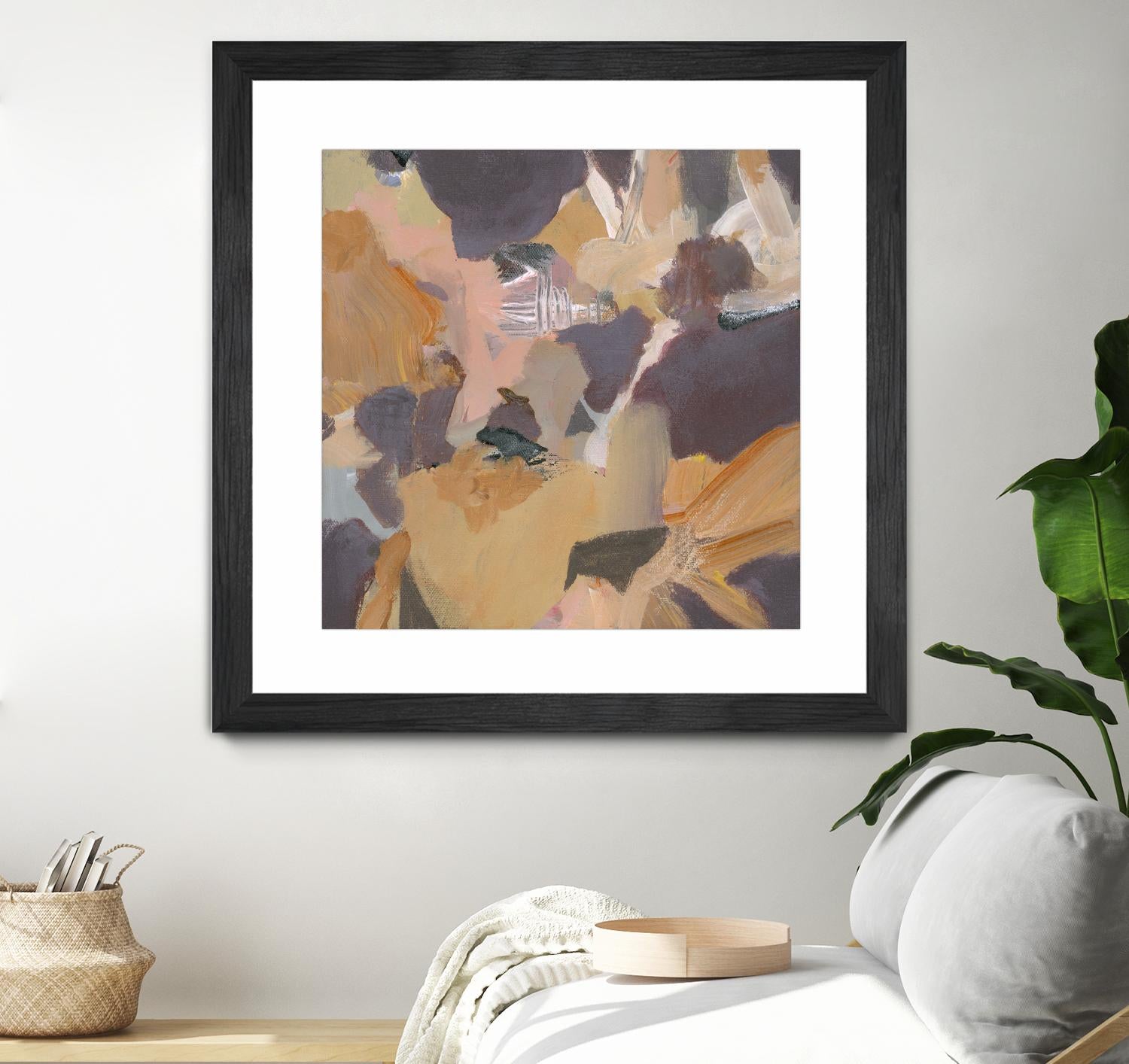 Mauve II by Terri Burris on GIANT ART - yellows abstract