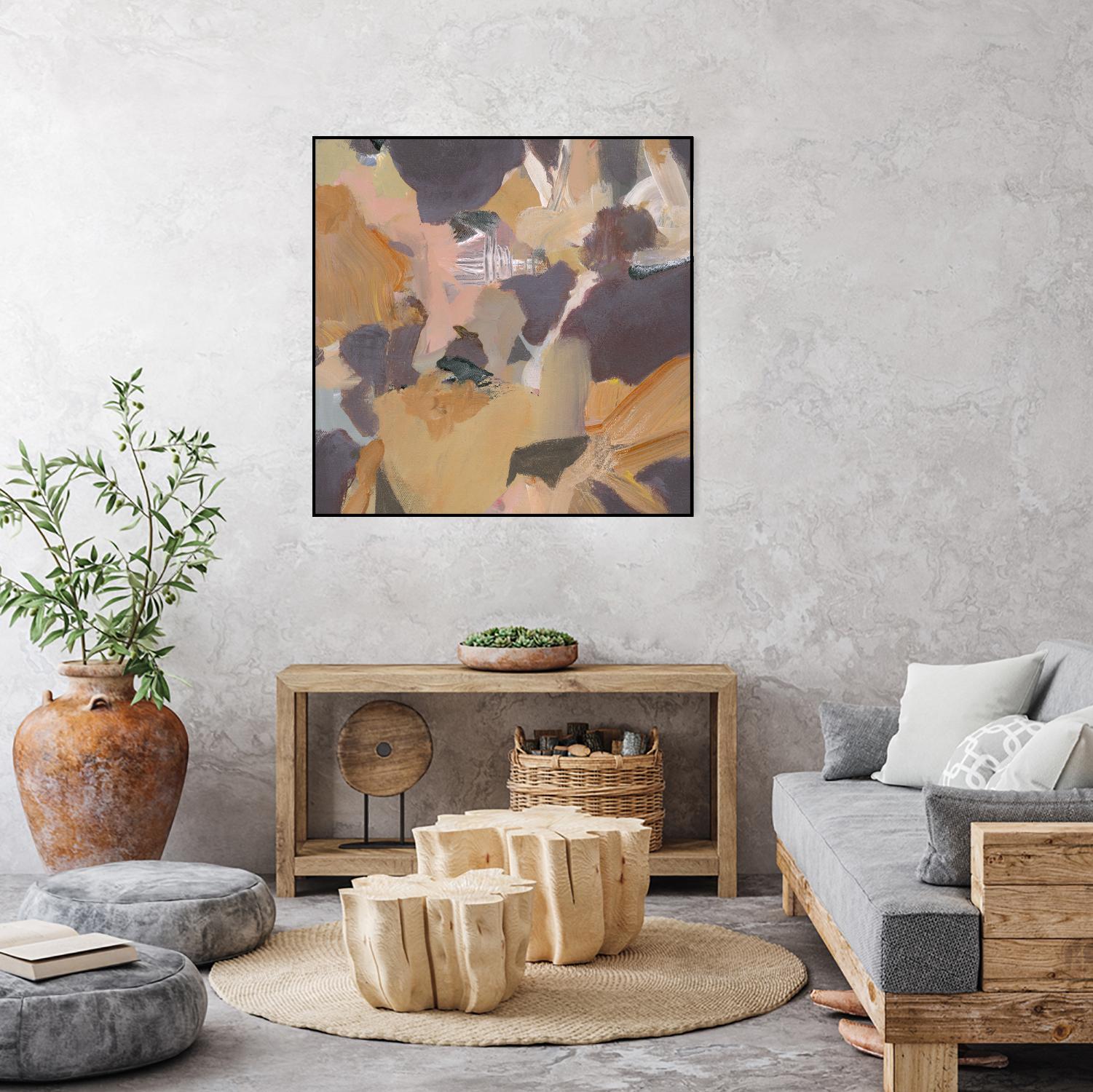 Mauve II by Terri Burris on GIANT ART - yellows abstract