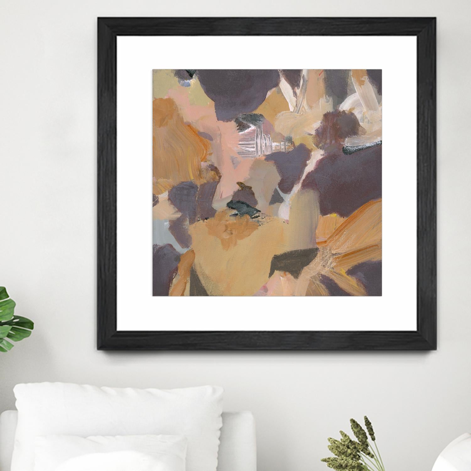 Mauve II by Terri Burris on GIANT ART - yellows abstract