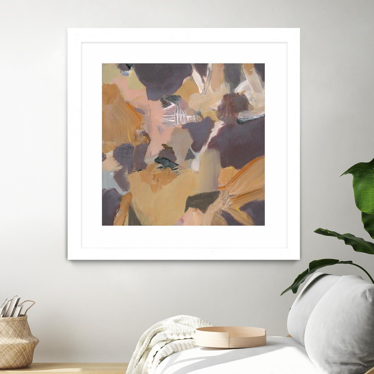 Mauve II by Terri Burris on GIANT ART - yellows abstract