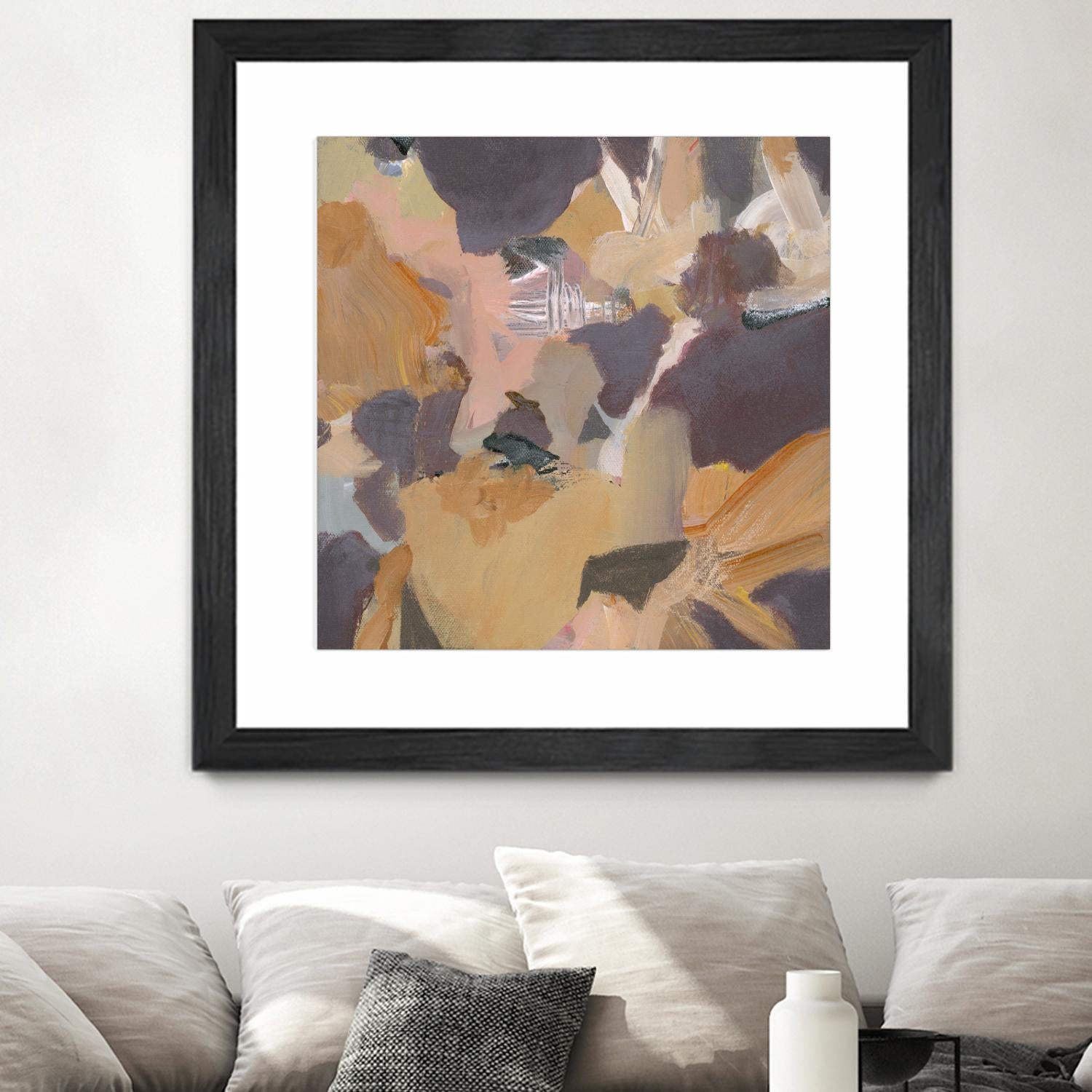 Mauve II by Terri Burris on GIANT ART - yellows abstract
