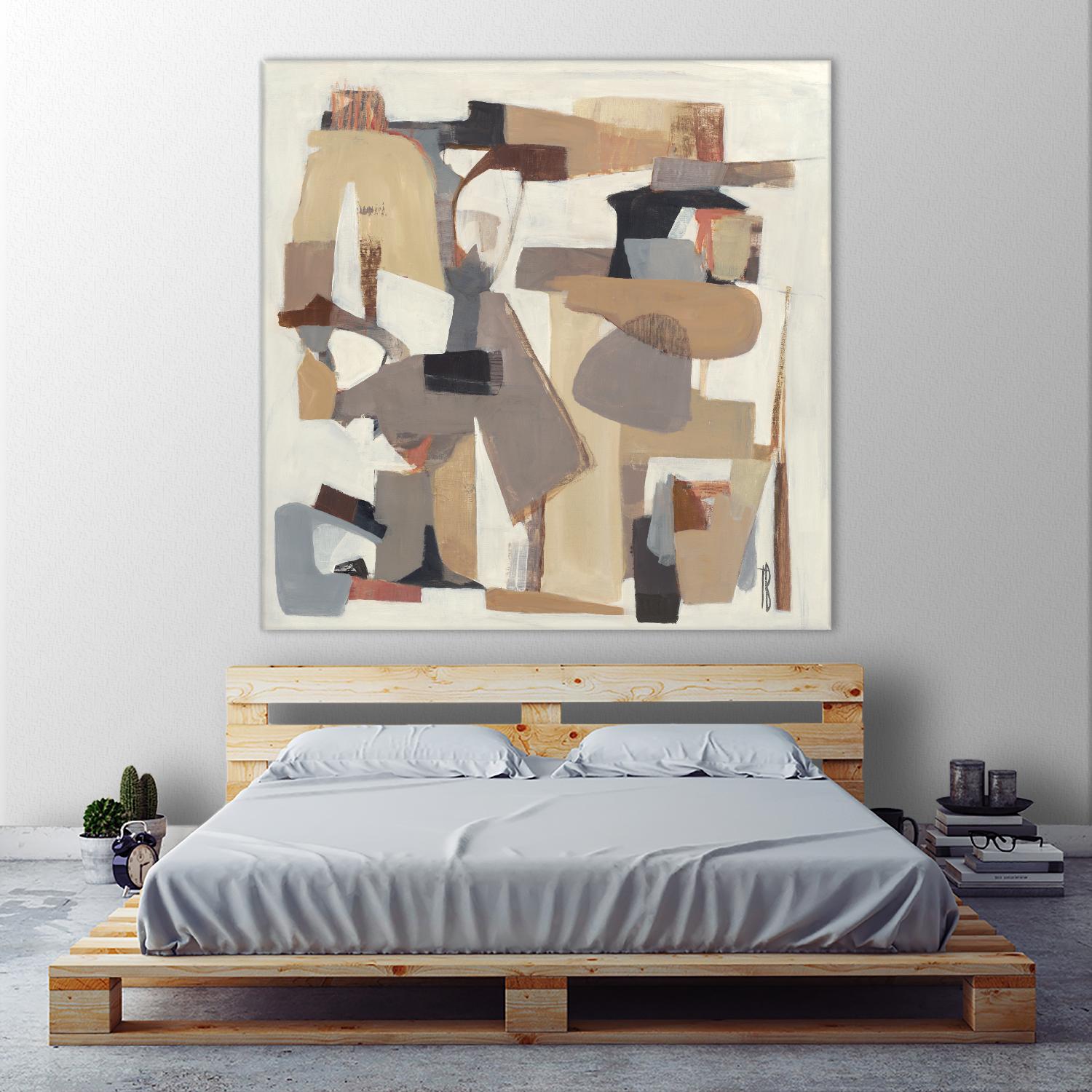 Neutrality by Terri Burris on GIANT ART - browns abstract