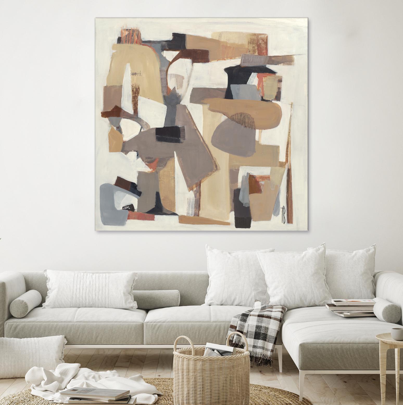 Neutrality by Terri Burris on GIANT ART - browns abstract