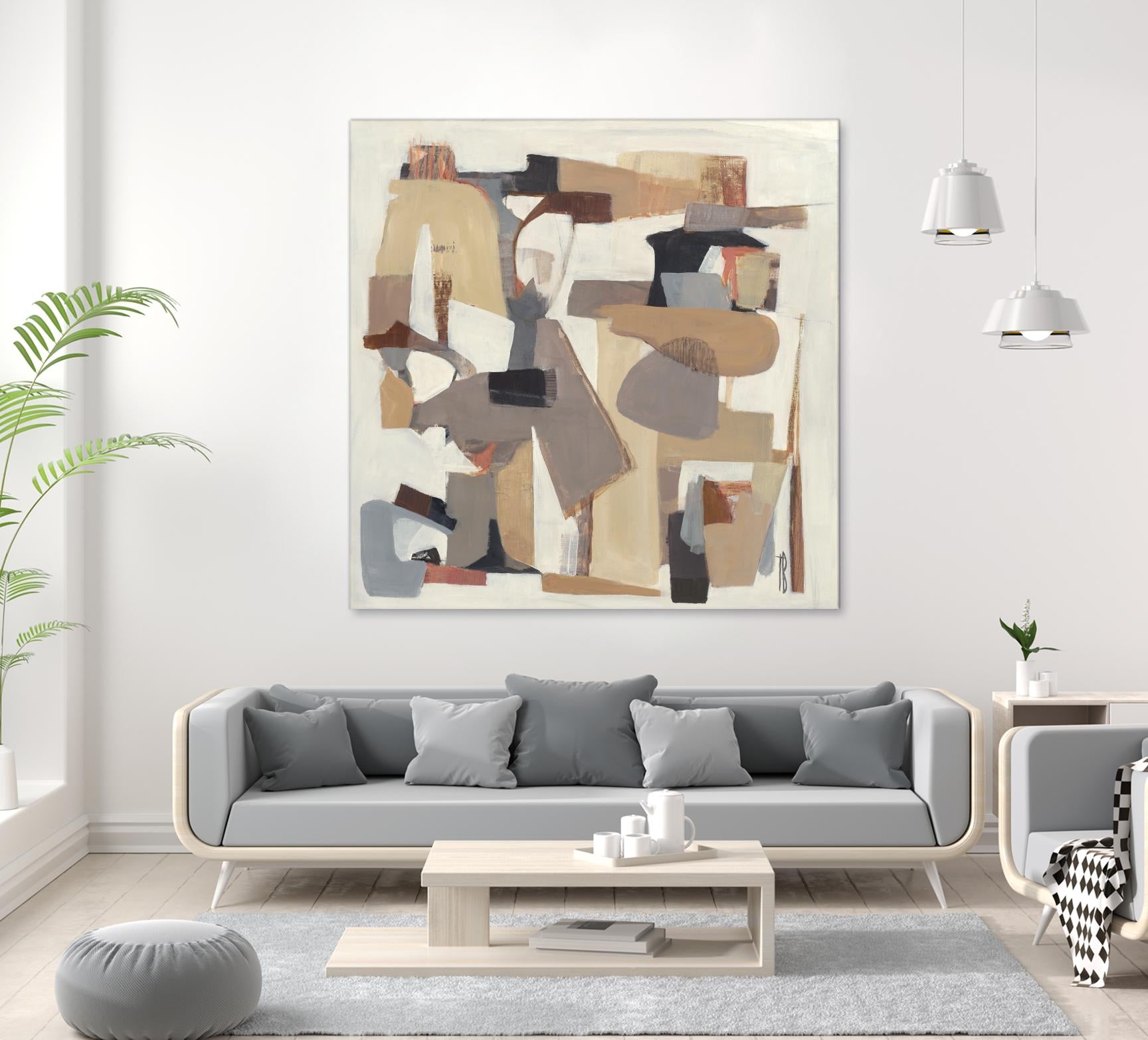 Neutrality by Terri Burris on GIANT ART - browns abstract