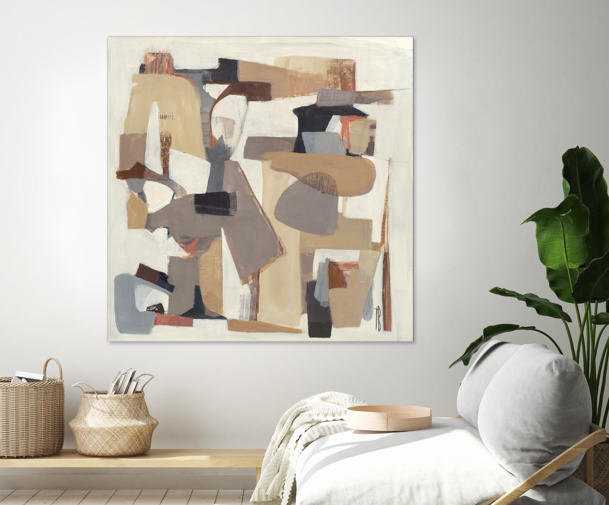 Neutrality by Terri Burris on GIANT ART - browns abstract