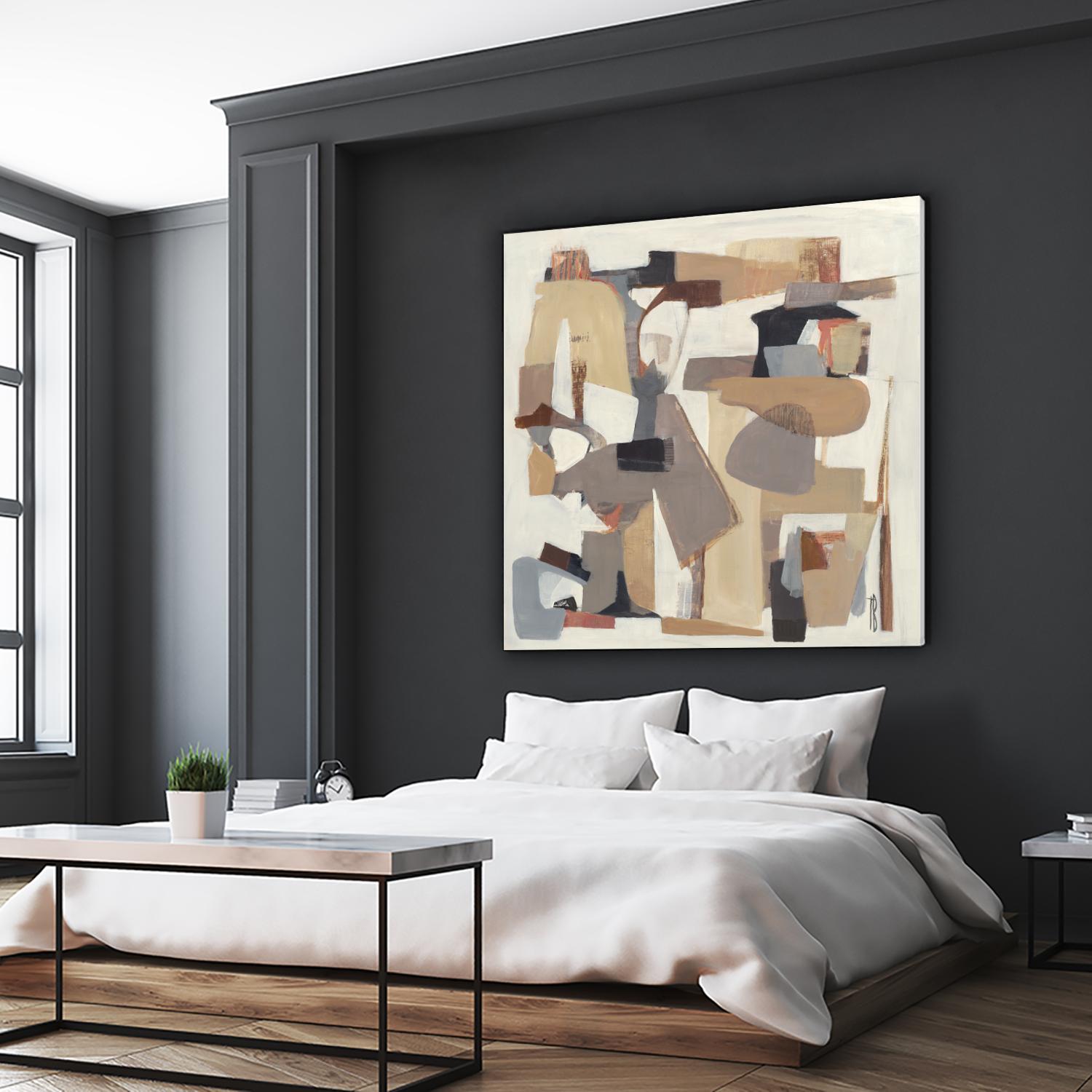 Neutrality by Terri Burris on GIANT ART - browns abstract