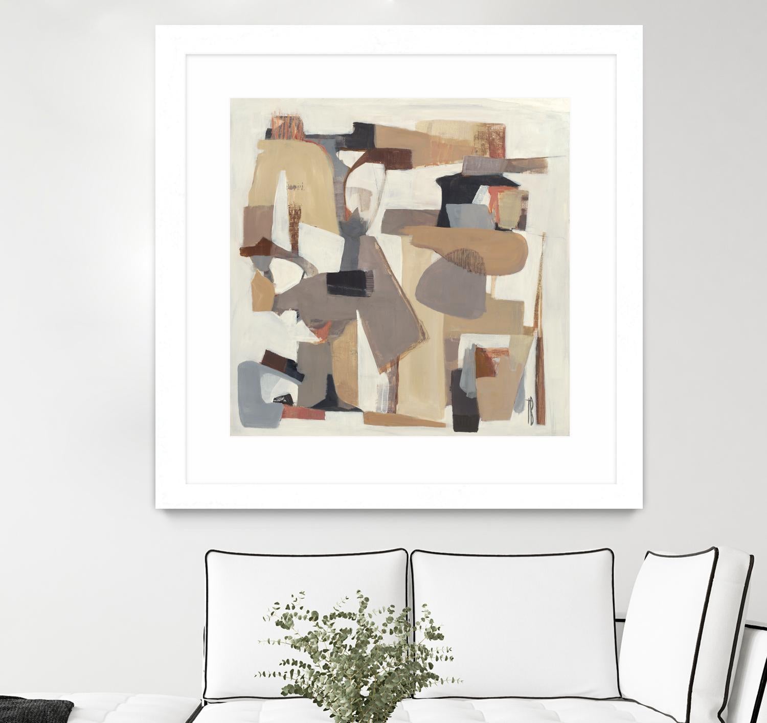 Neutrality by Terri Burris on GIANT ART - browns abstract