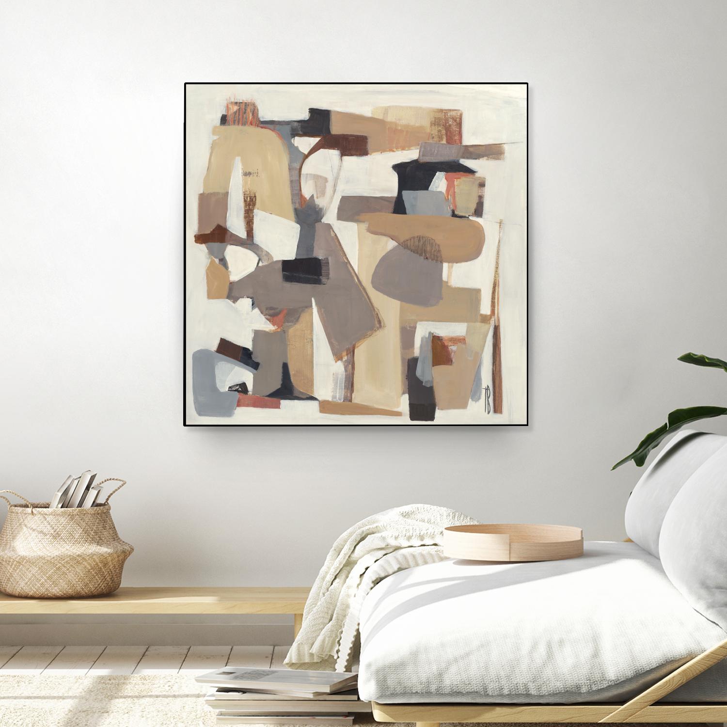 Neutrality by Terri Burris on GIANT ART - browns abstract