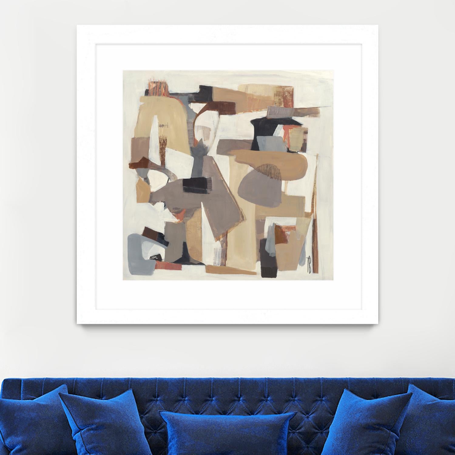 Neutrality by Terri Burris on GIANT ART - browns abstract