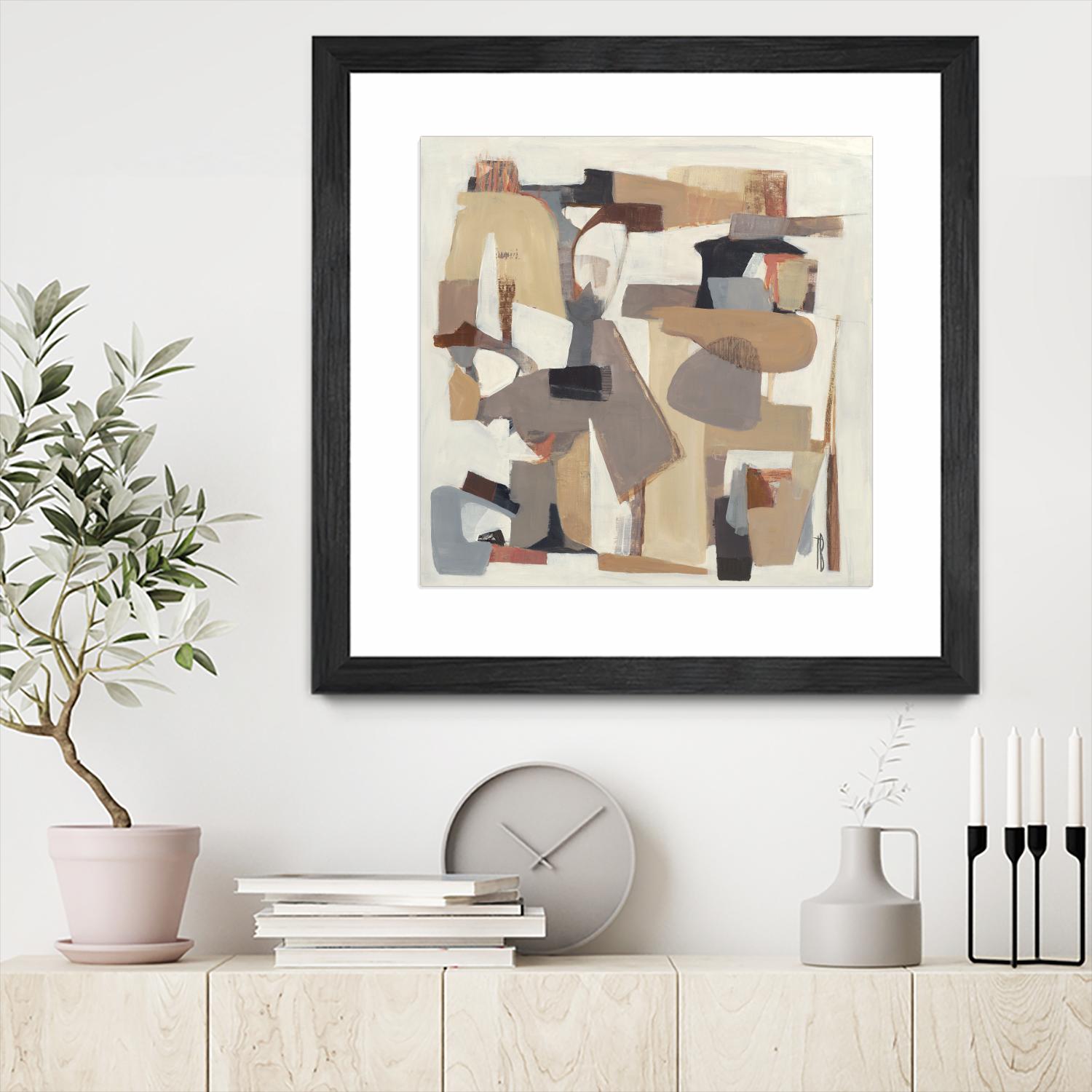 Neutrality by Terri Burris on GIANT ART - browns abstract