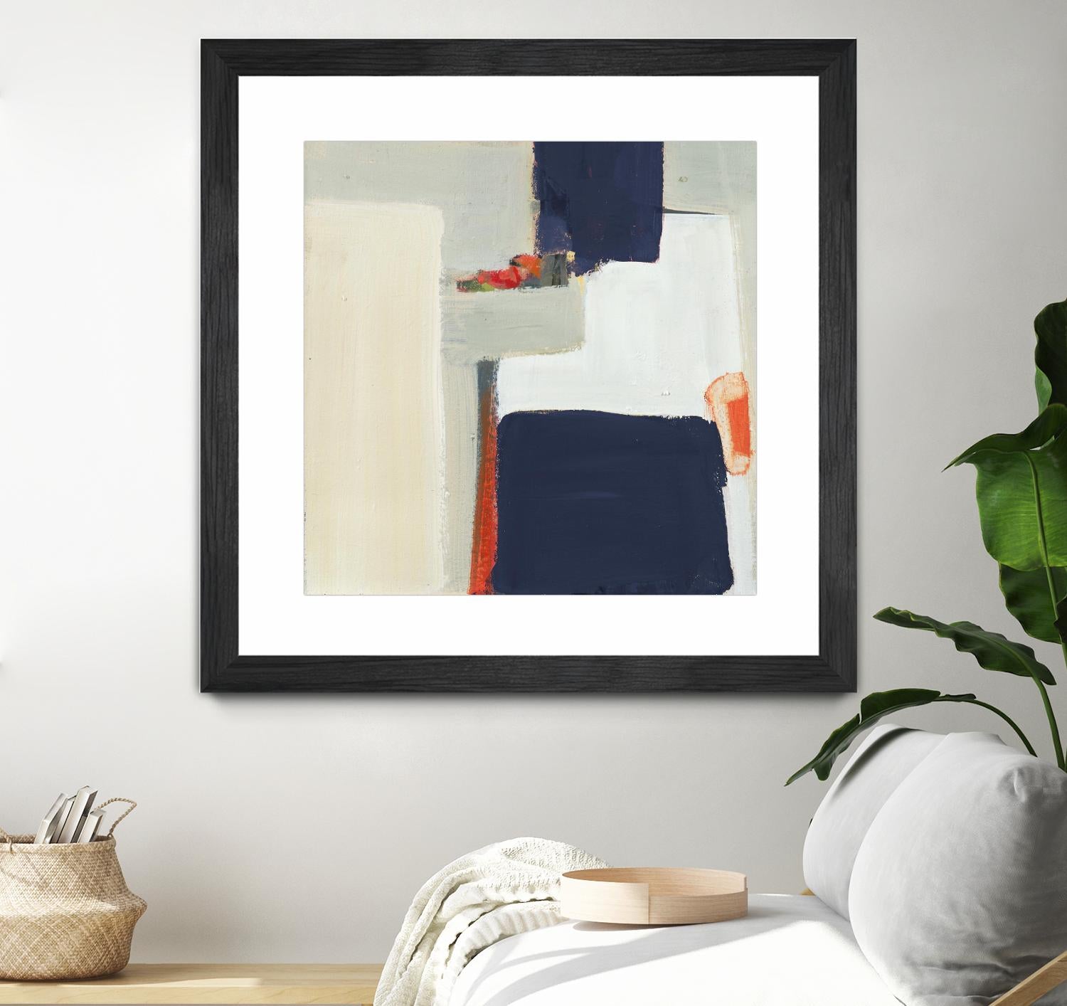 Bay Bridge V1 by Terri Burris on GIANT ART - whites & creams abstract geometric