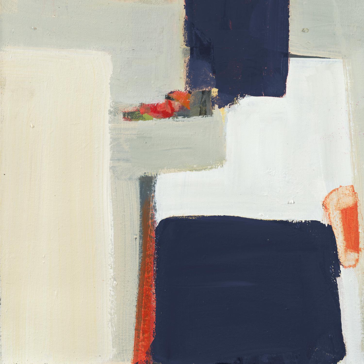 Bay Bridge V1 by Terri Burris on GIANT ART - whites & creams abstract geometric