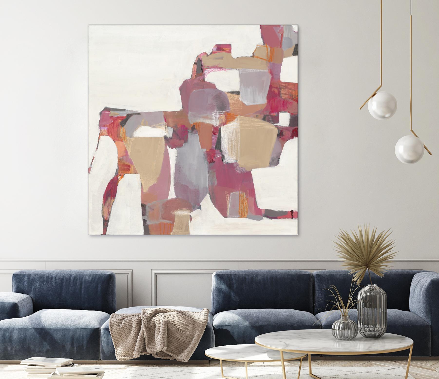 Geranium by Terri Burris on GIANT ART - pinks abstract