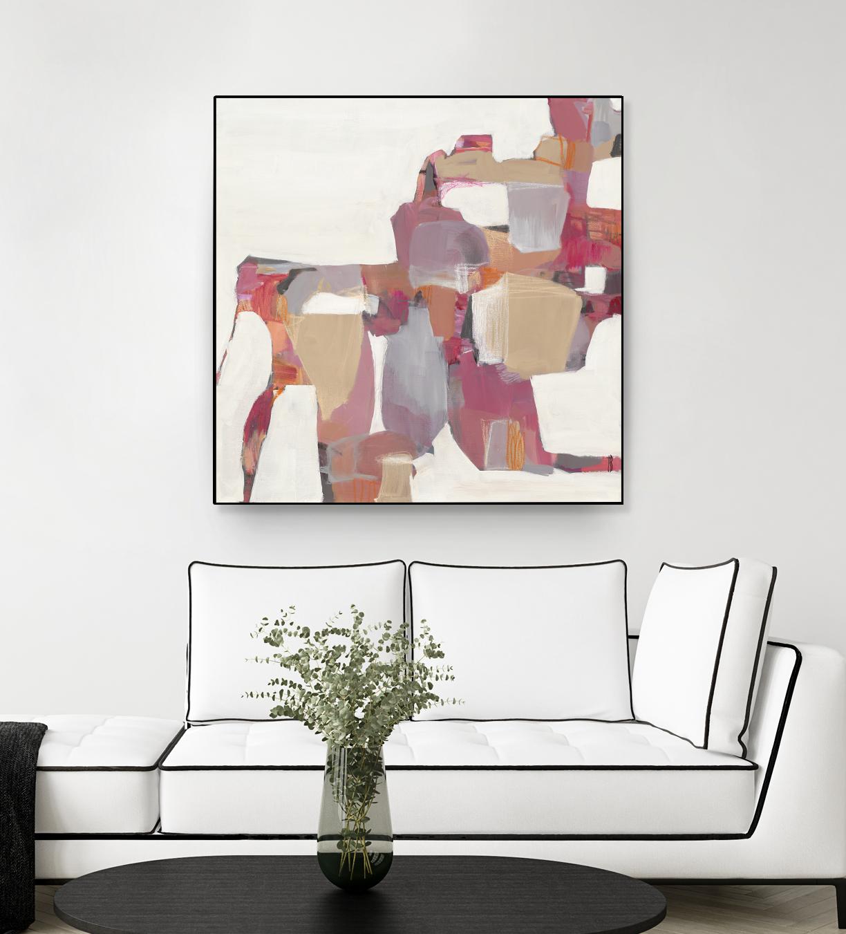 Geranium by Terri Burris on GIANT ART - pinks abstract