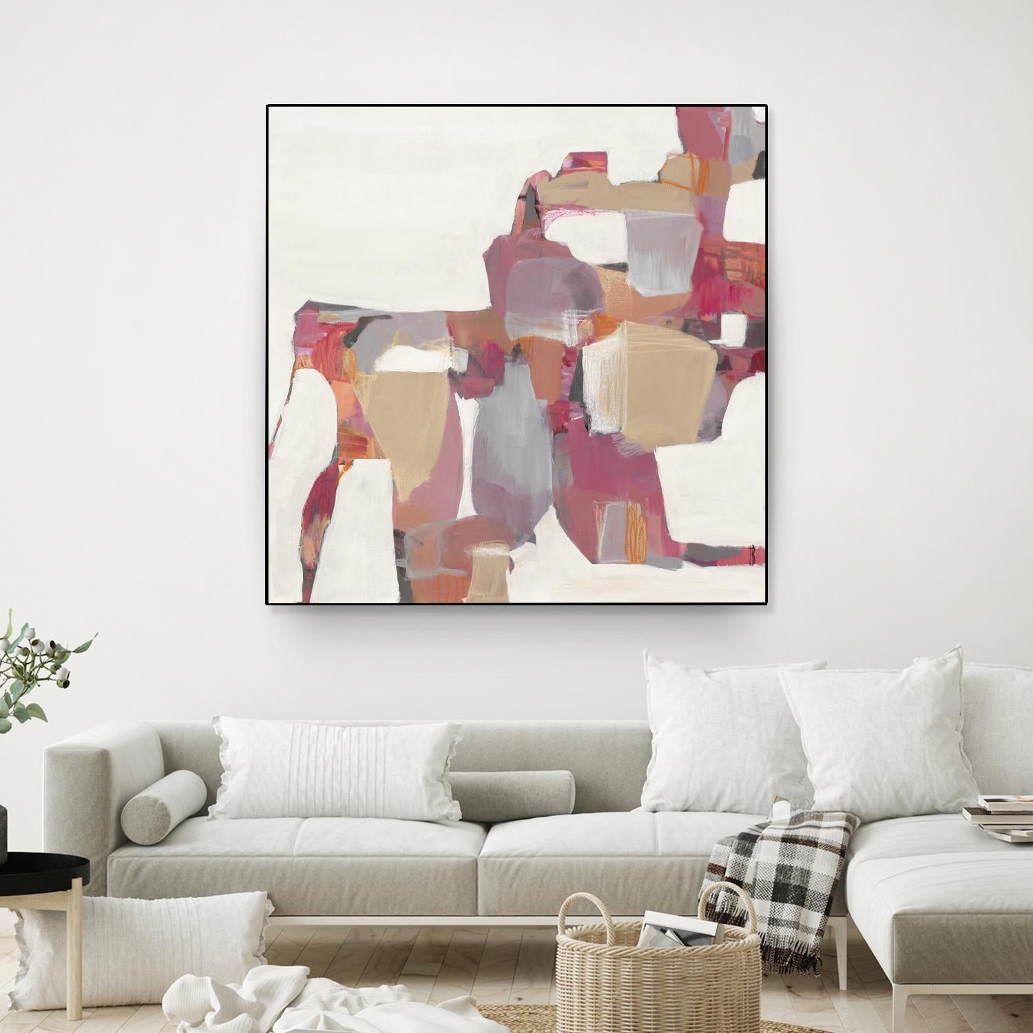 Geranium by Terri Burris on GIANT ART - pinks abstract