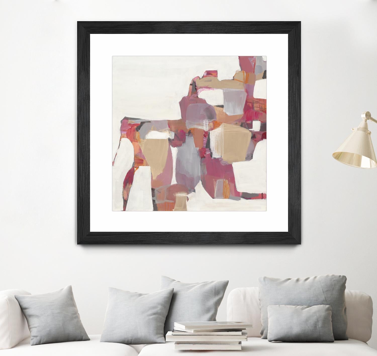 Geranium by Terri Burris on GIANT ART - pinks abstract