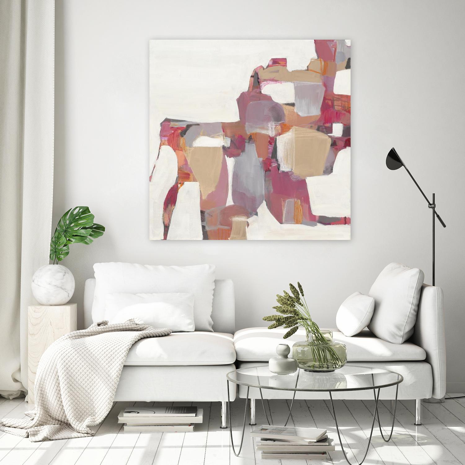 Geranium by Terri Burris on GIANT ART - pinks abstract