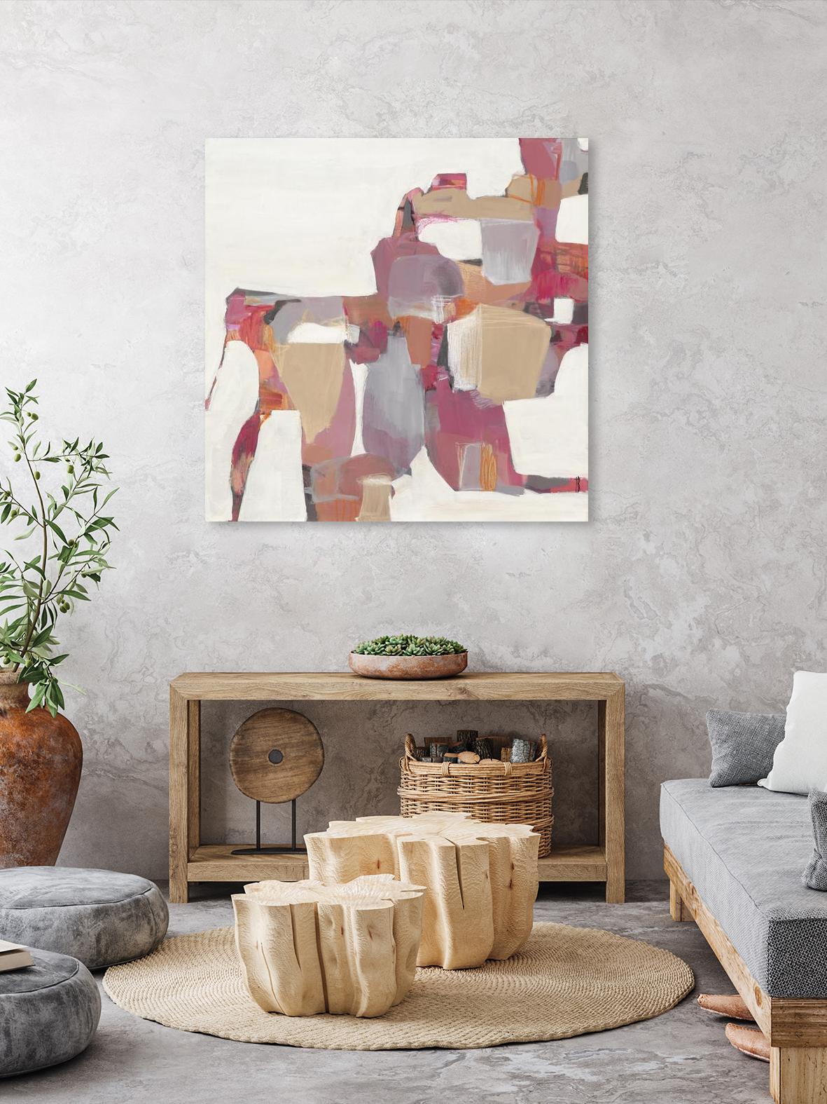 Geranium by Terri Burris on GIANT ART - pinks abstract