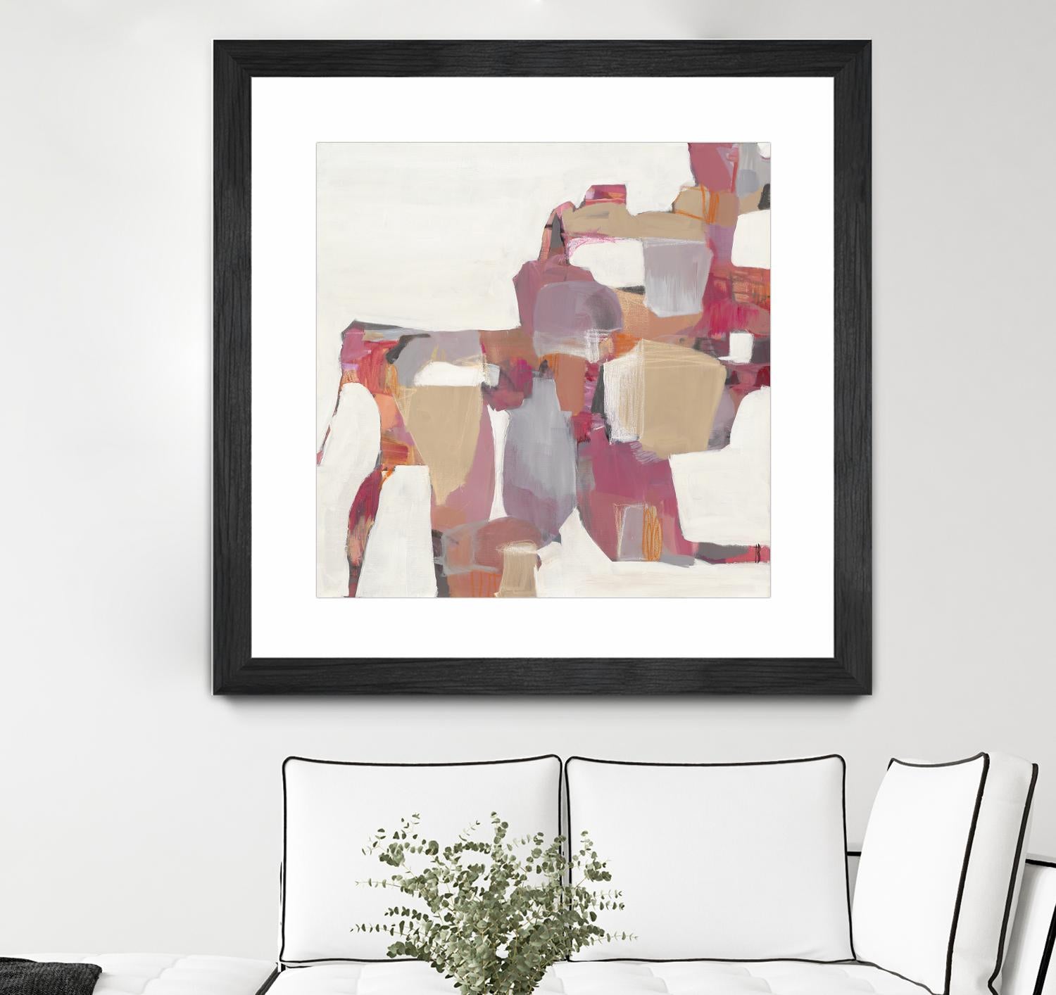 Geranium by Terri Burris on GIANT ART - pinks abstract