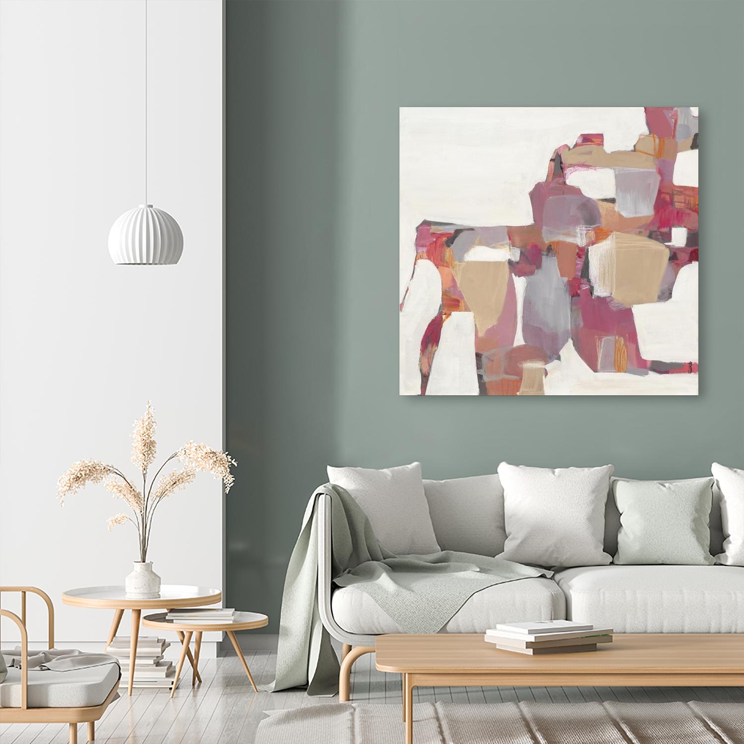 Geranium by Terri Burris on GIANT ART - pinks abstract