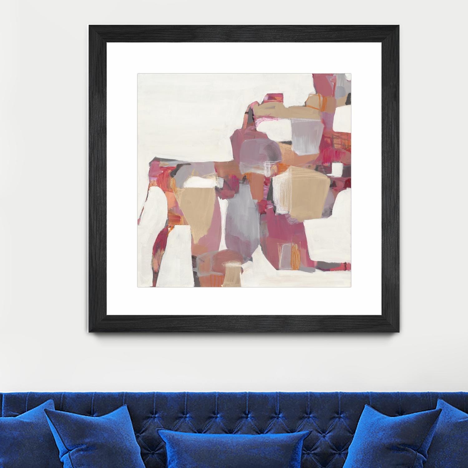 Geranium by Terri Burris on GIANT ART - pinks abstract