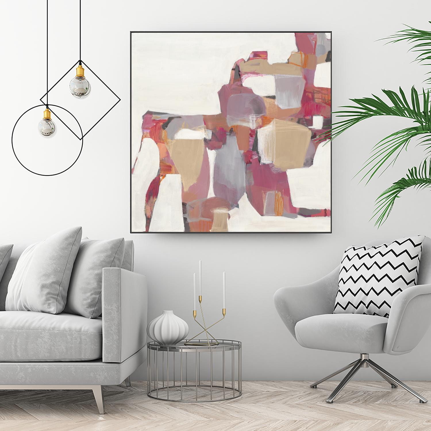 Geranium by Terri Burris on GIANT ART - pinks abstract