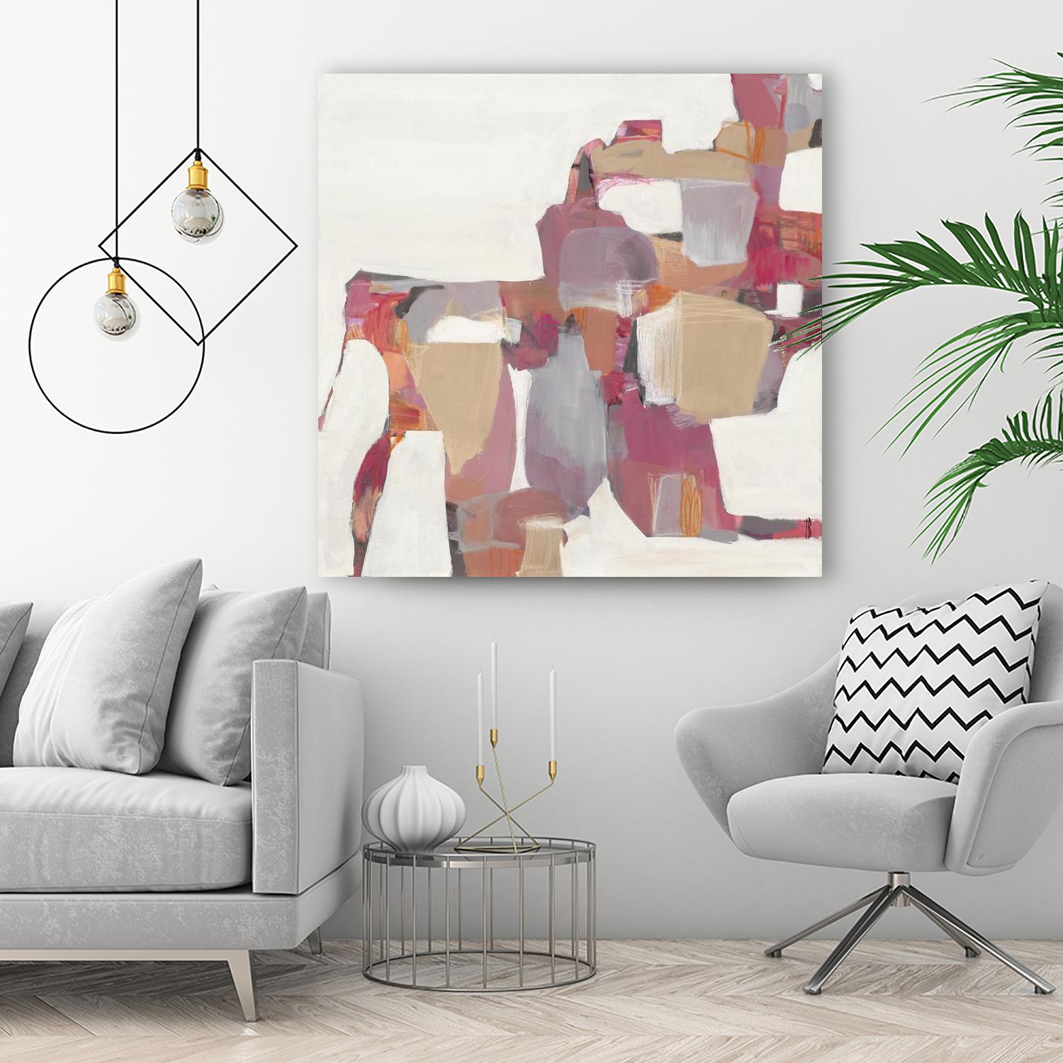 Geranium by Terri Burris on GIANT ART - pinks abstract