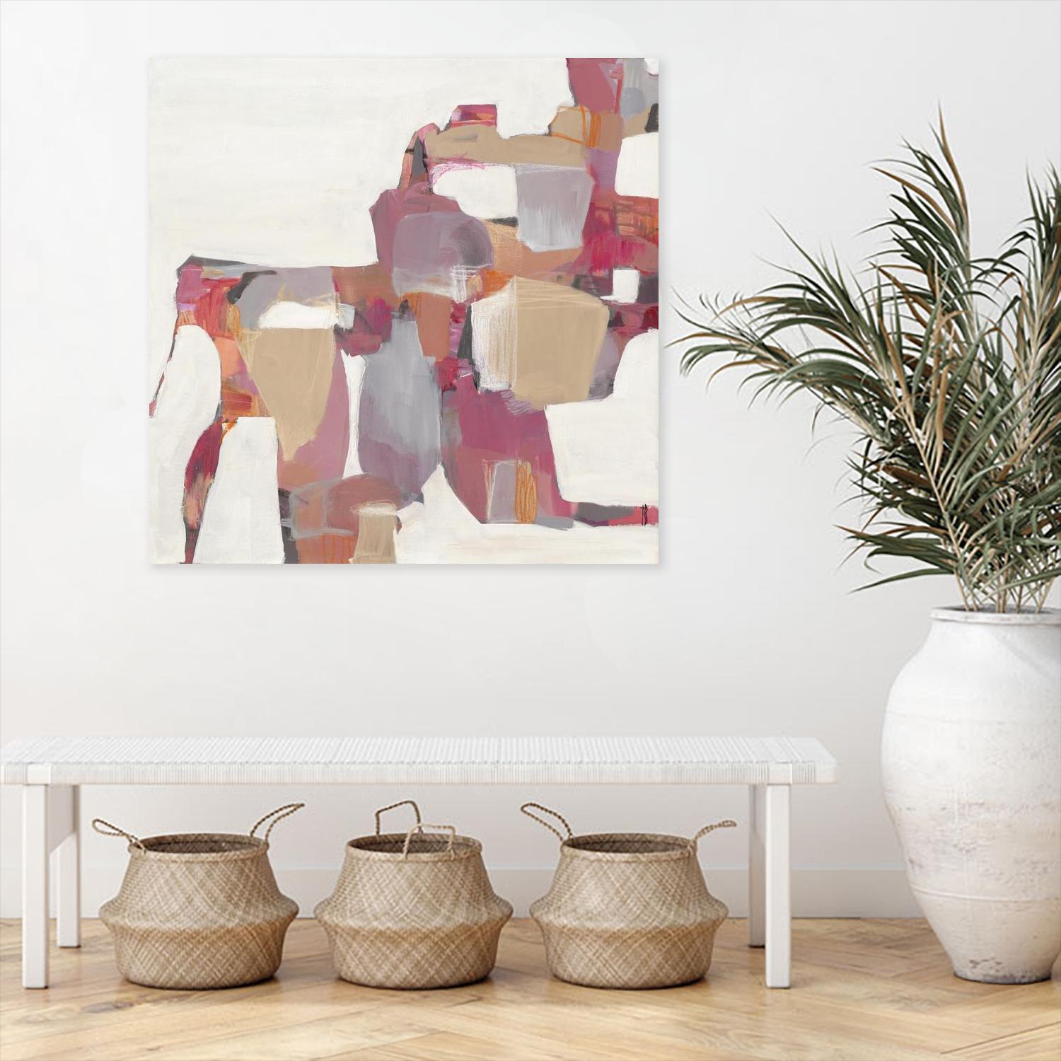 Geranium by Terri Burris on GIANT ART - pinks abstract