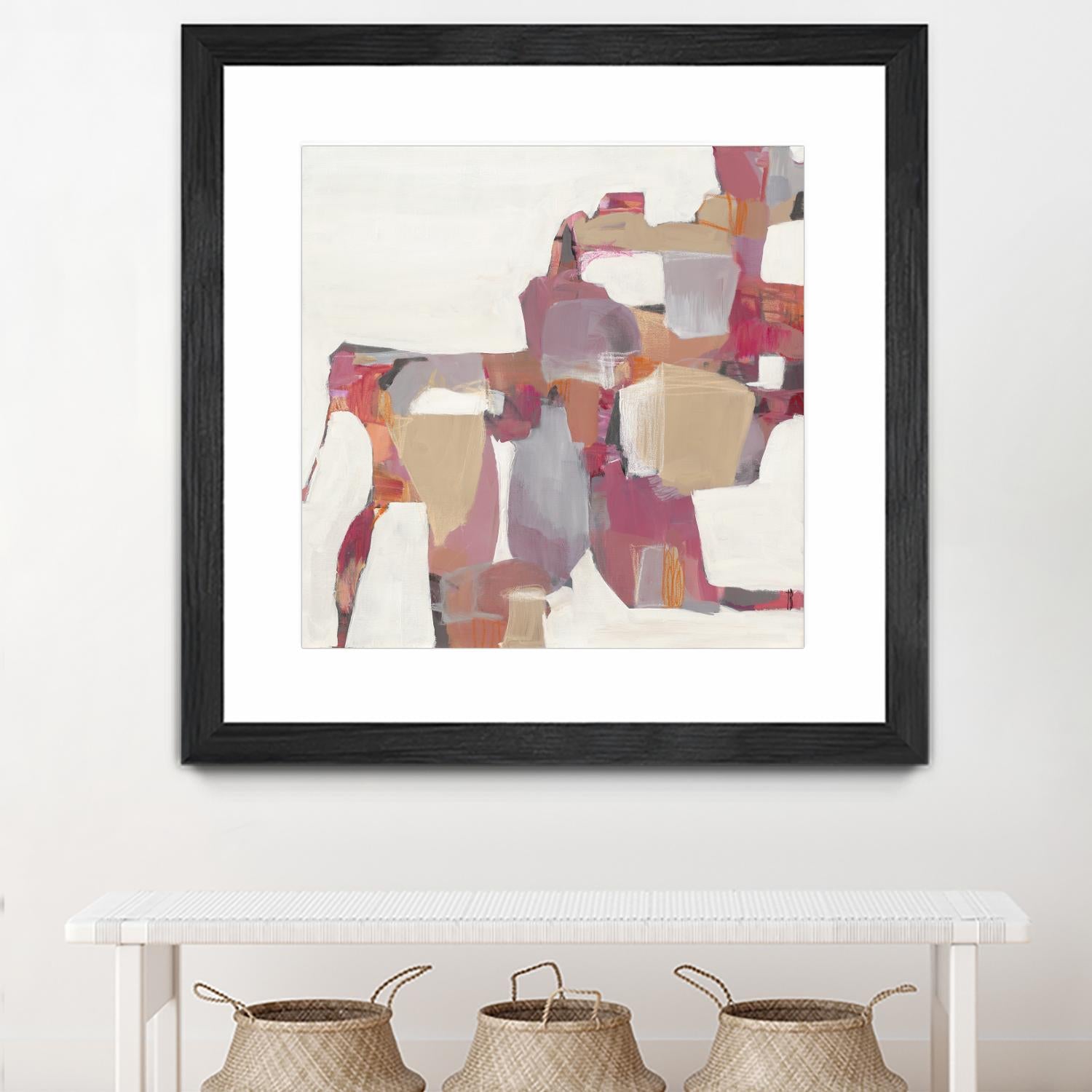 Geranium by Terri Burris on GIANT ART - pinks abstract