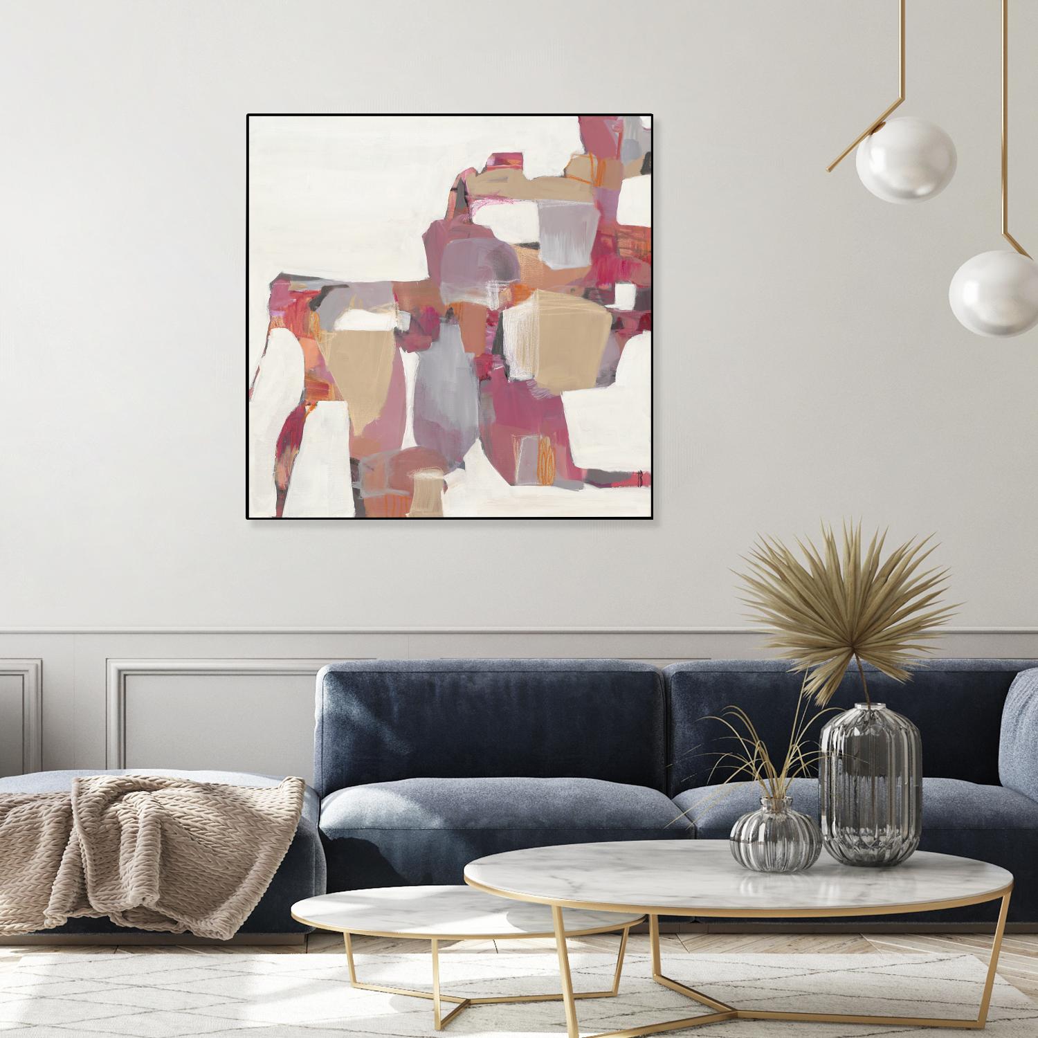 Geranium by Terri Burris on GIANT ART - pinks abstract