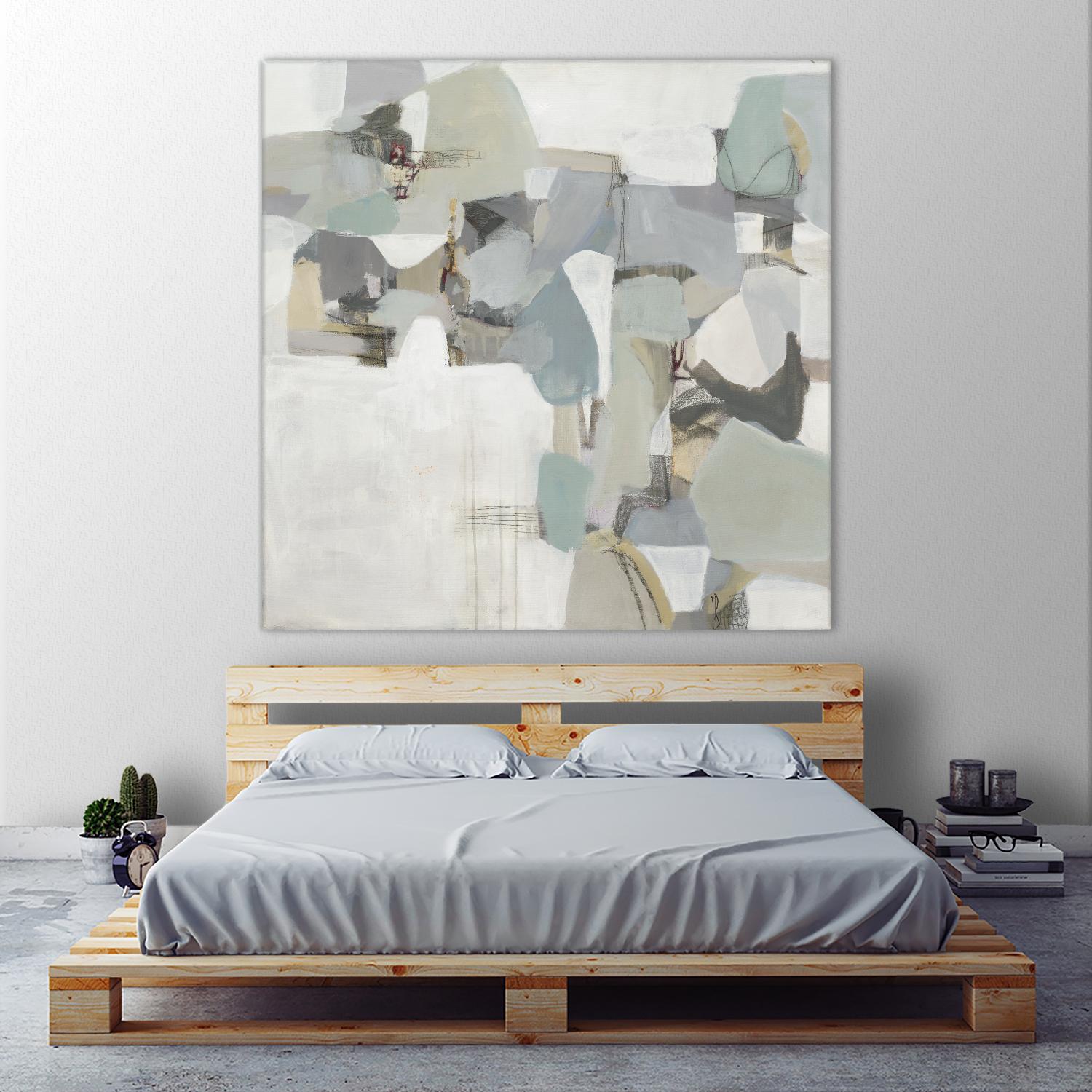 Glacier by Terri Burris on GIANT ART - grays abstract