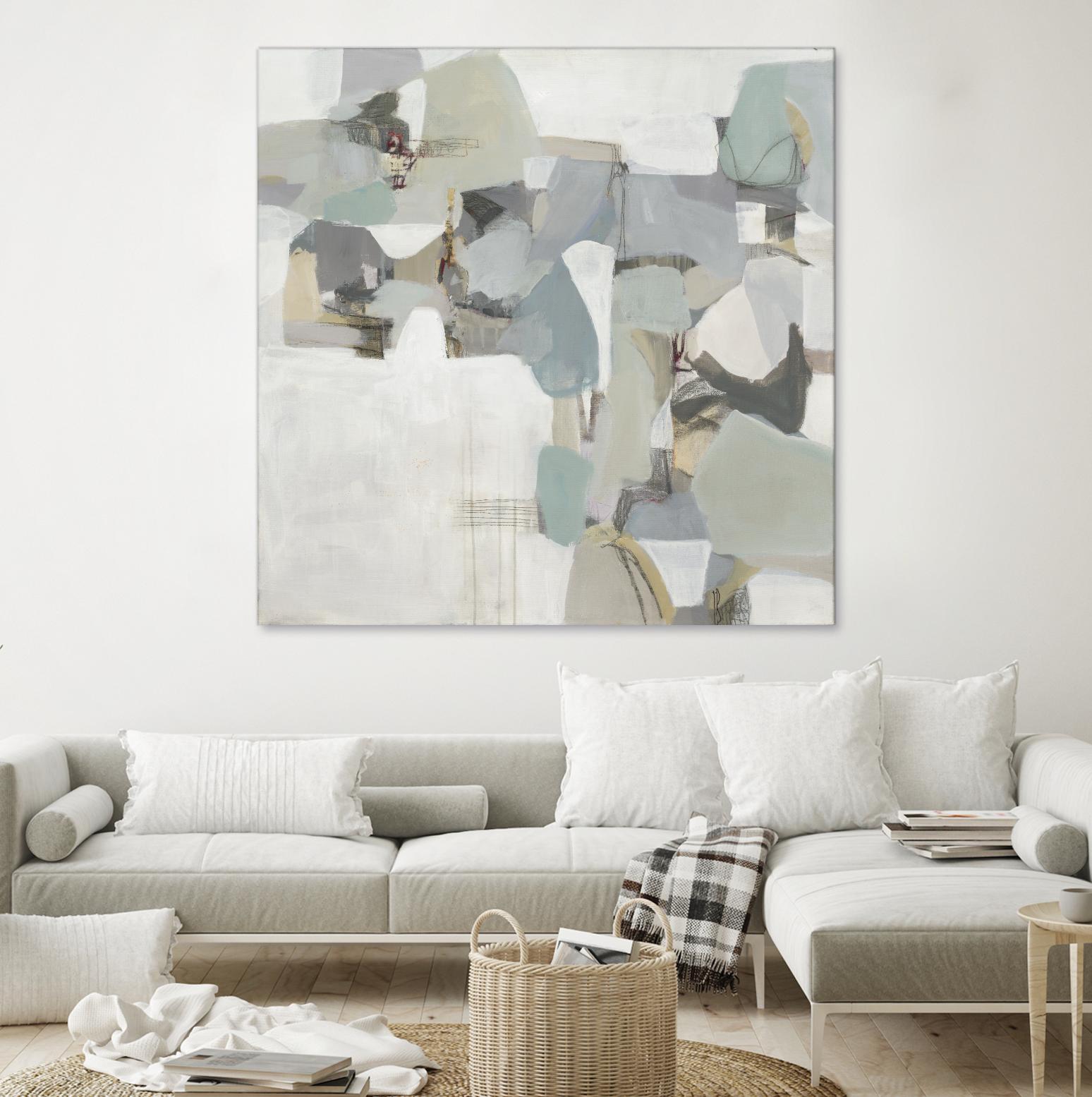 Glacier by Terri Burris on GIANT ART - grays abstract