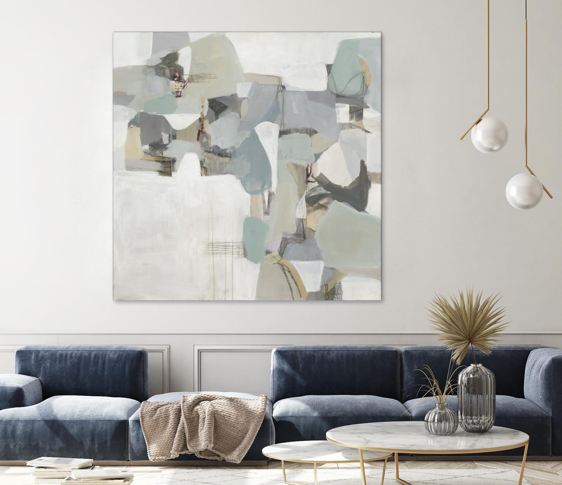 Glacier by Terri Burris on GIANT ART - grays abstract