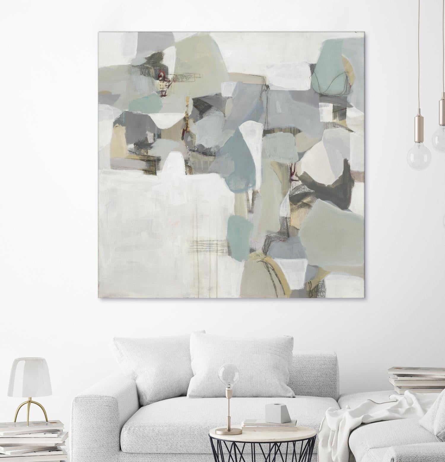 Glacier by Terri Burris on GIANT ART - grays abstract