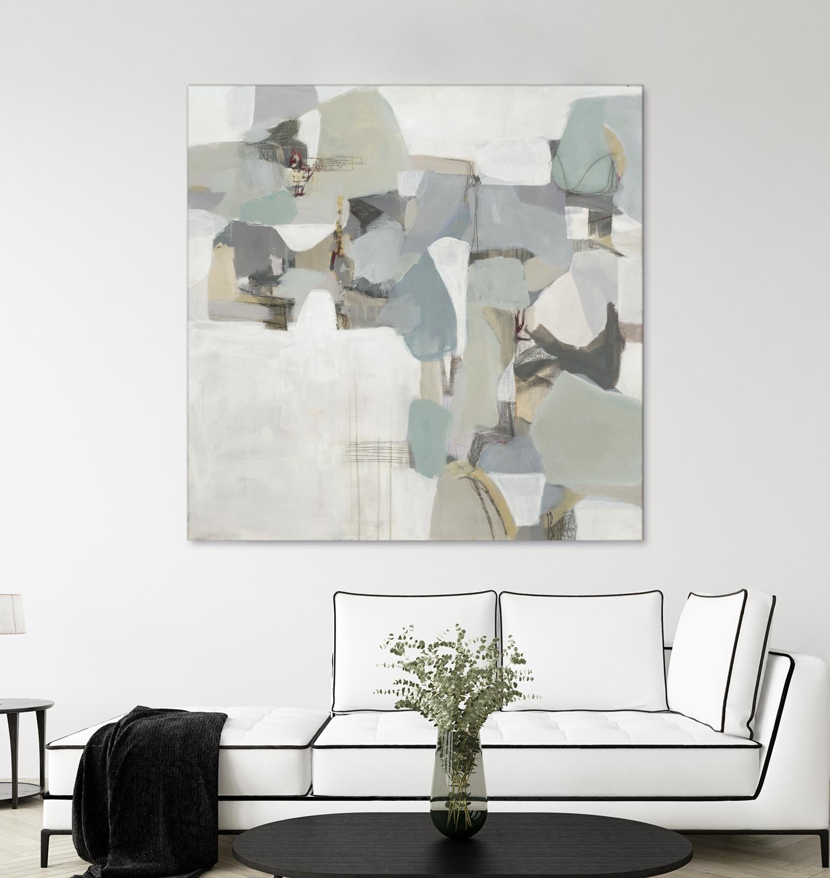 Glacier by Terri Burris on GIANT ART - grays abstract