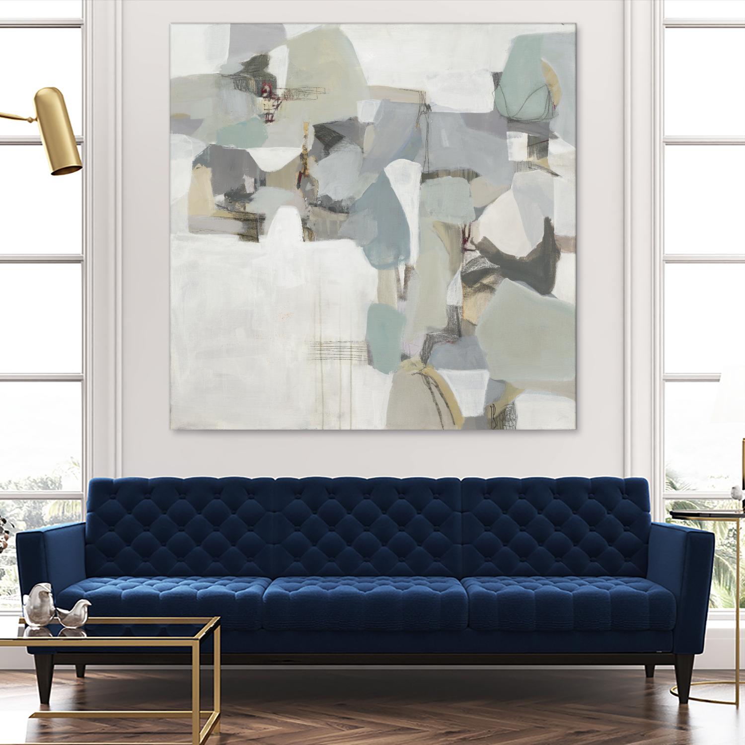 Glacier by Terri Burris on GIANT ART - grays abstract