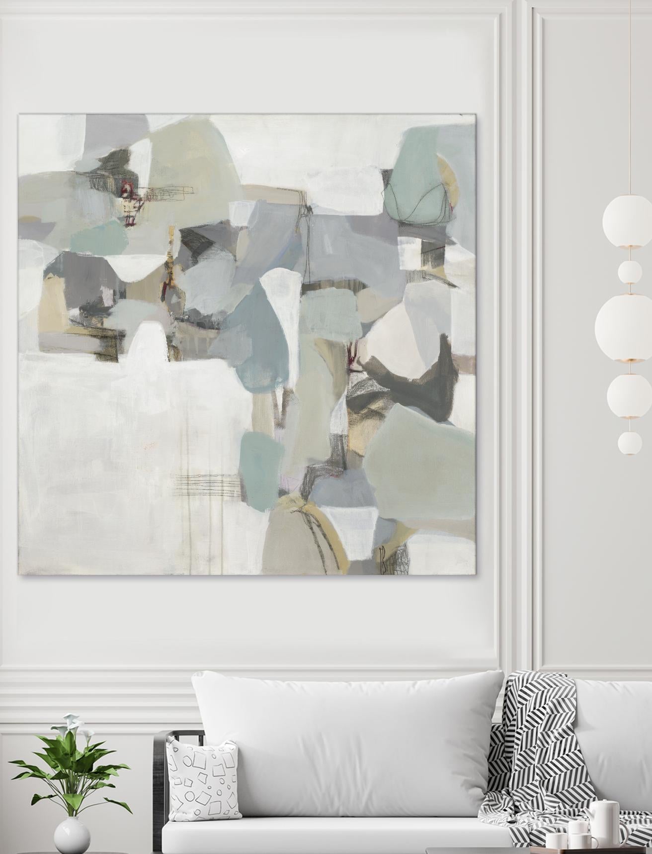 Glacier by Terri Burris on GIANT ART - grays abstract