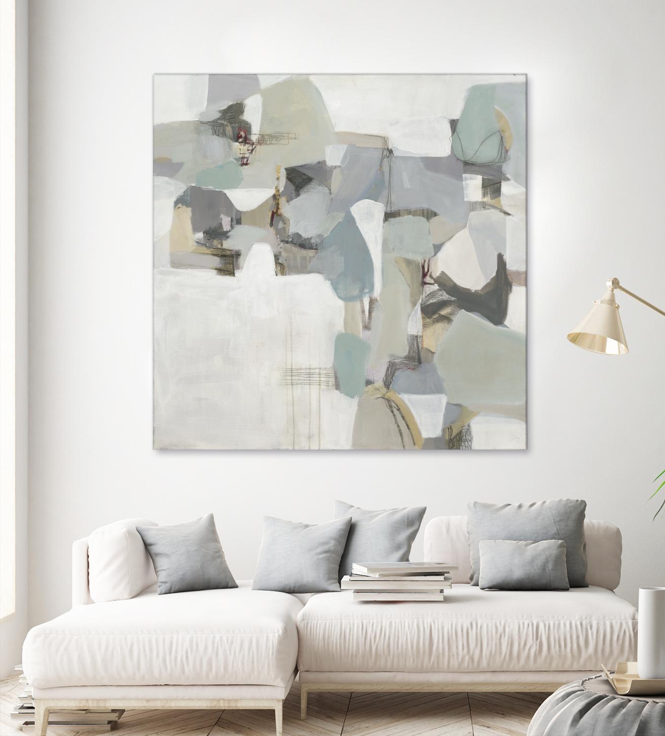 Glacier by Terri Burris on GIANT ART - grays abstract