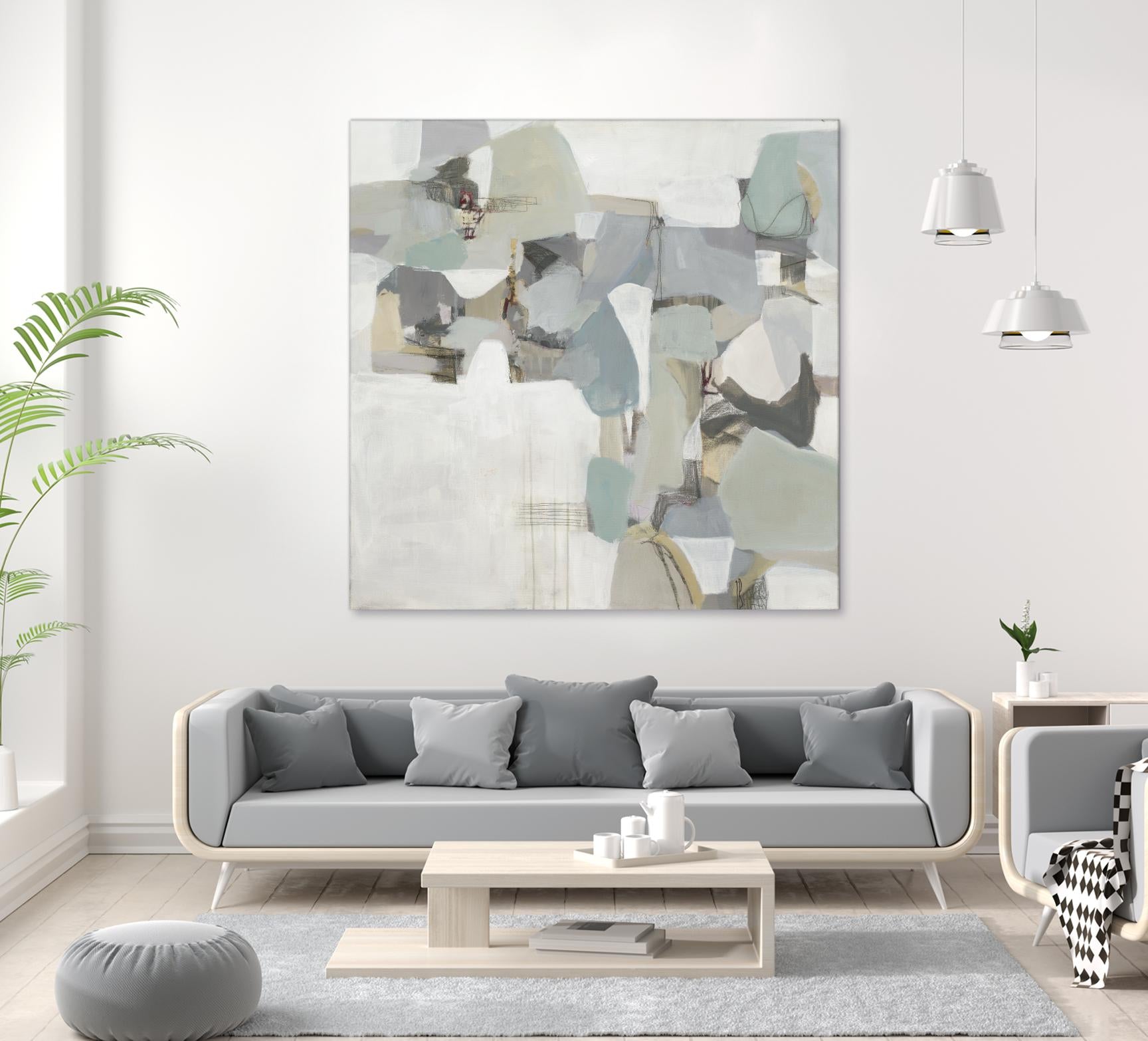 Glacier by Terri Burris on GIANT ART - grays abstract