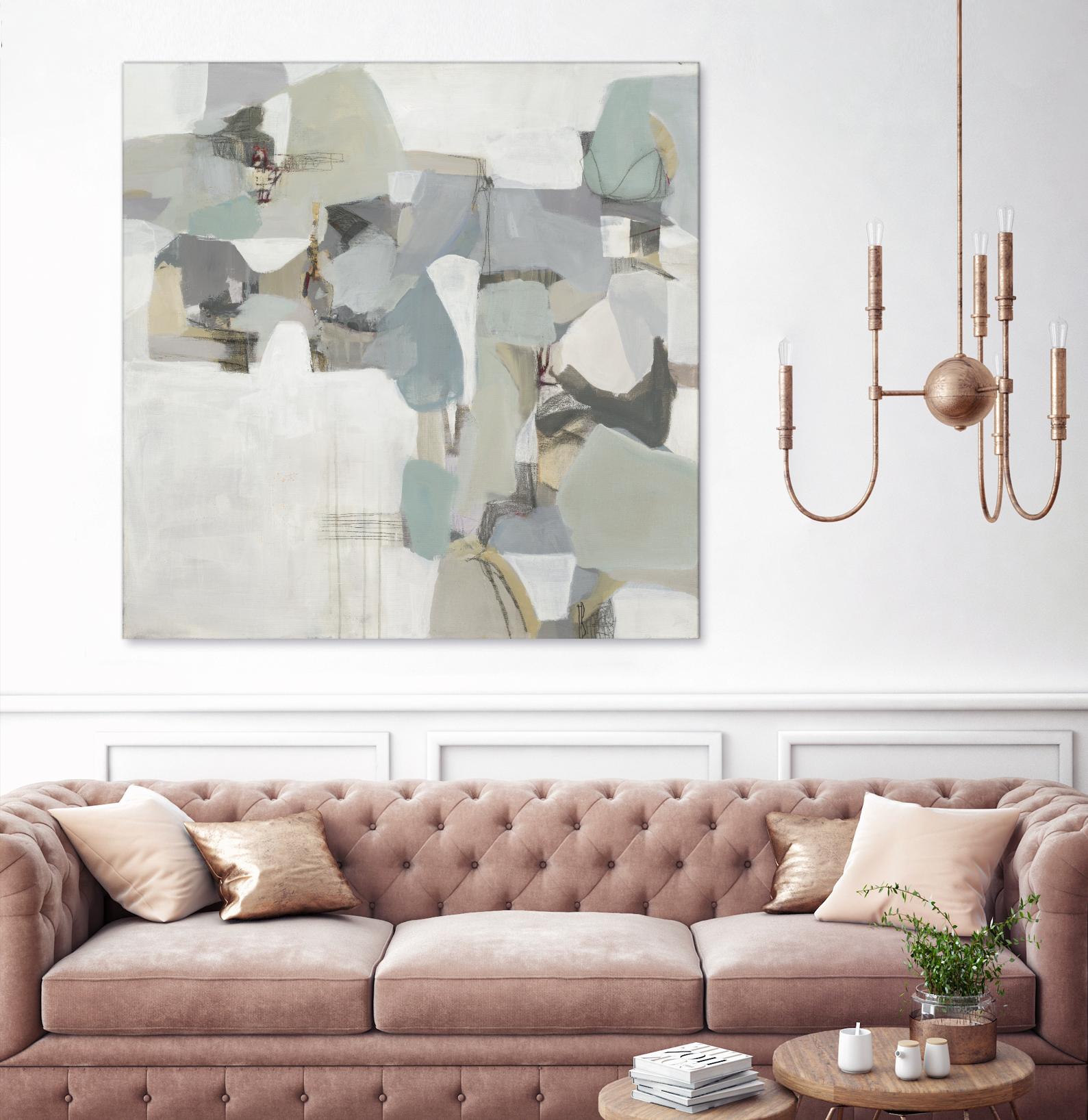 Glacier by Terri Burris on GIANT ART - grays abstract