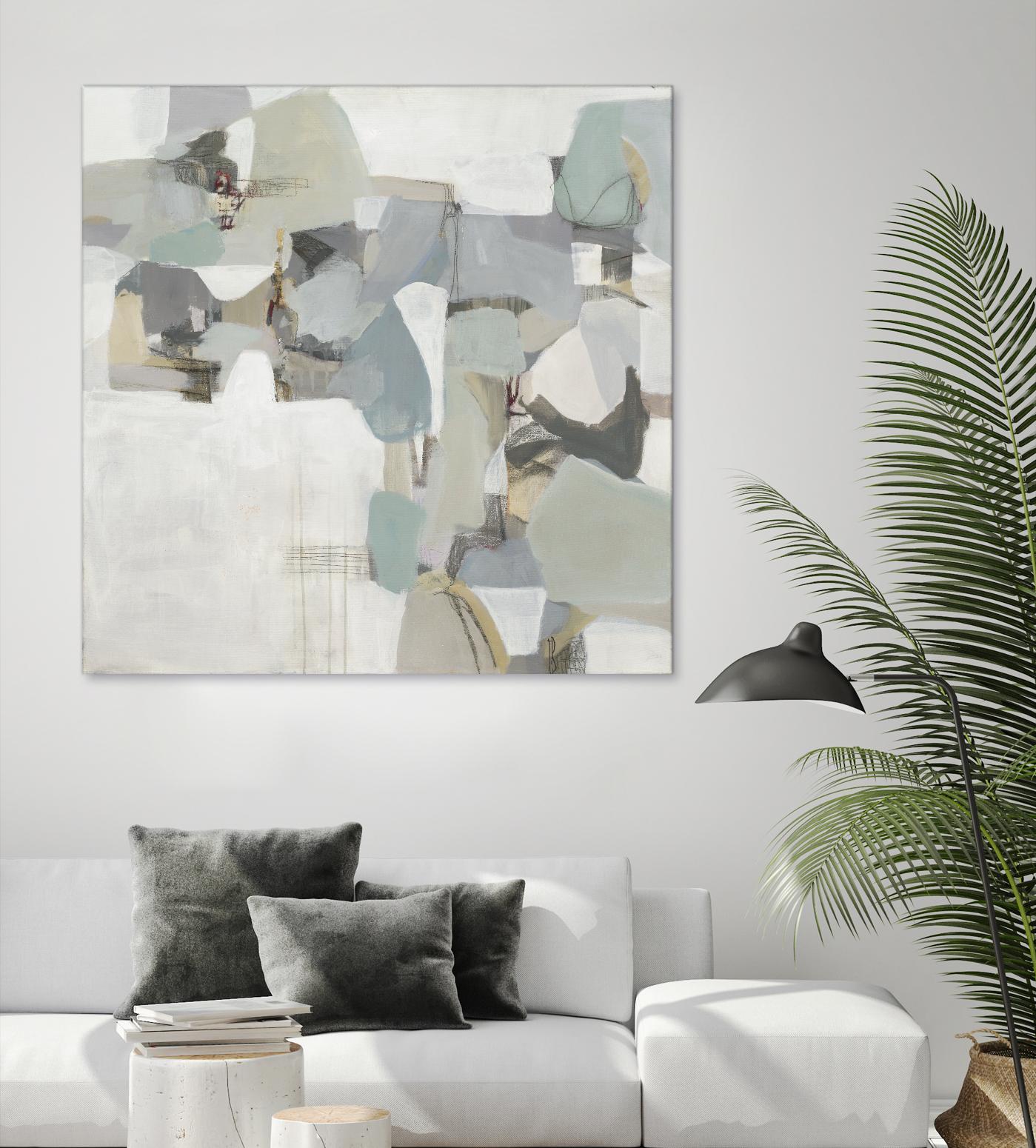 Glacier by Terri Burris on GIANT ART - grays abstract