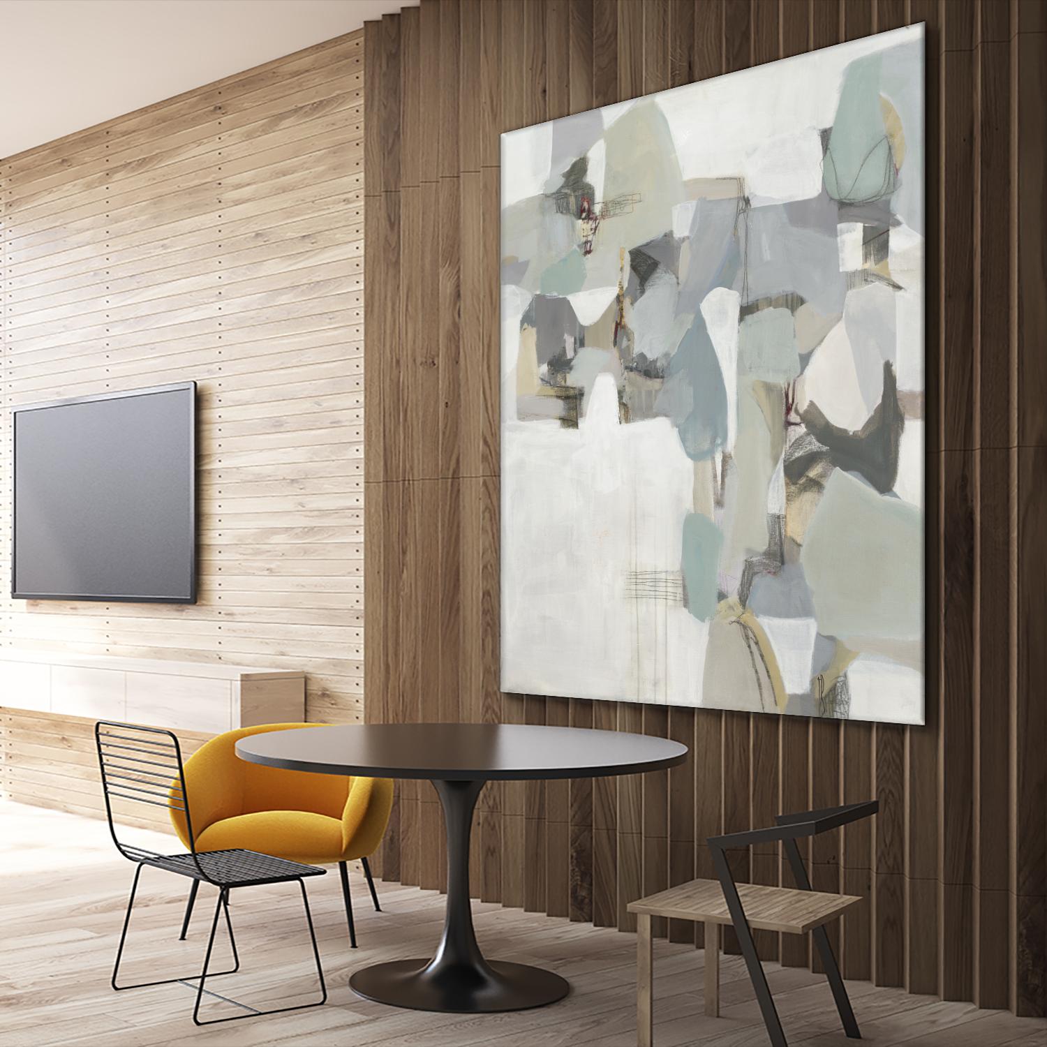 Glacier by Terri Burris on GIANT ART - grays abstract