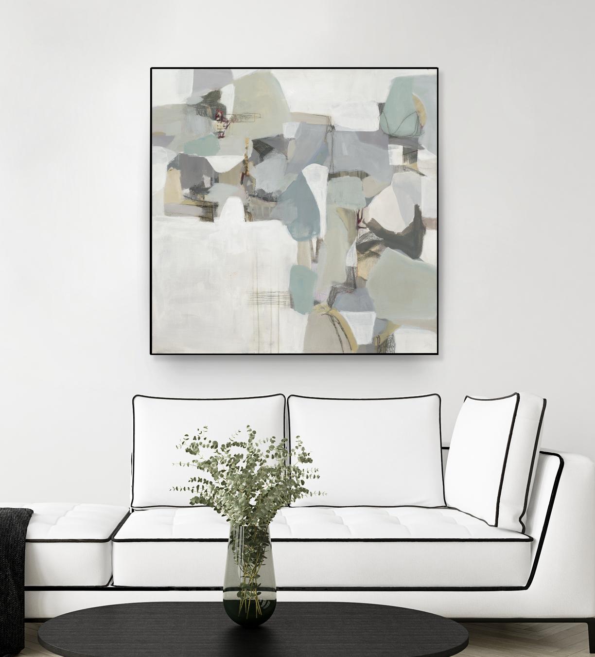 Glacier by Terri Burris on GIANT ART - grays abstract