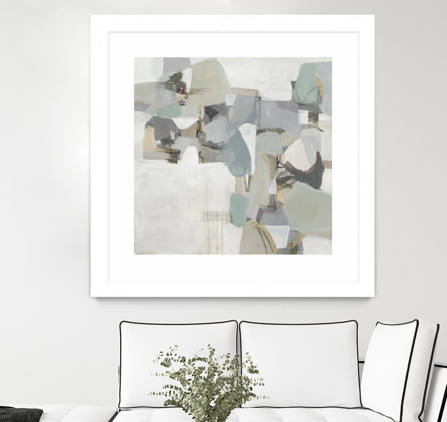 Glacier by Terri Burris on GIANT ART - grays abstract
