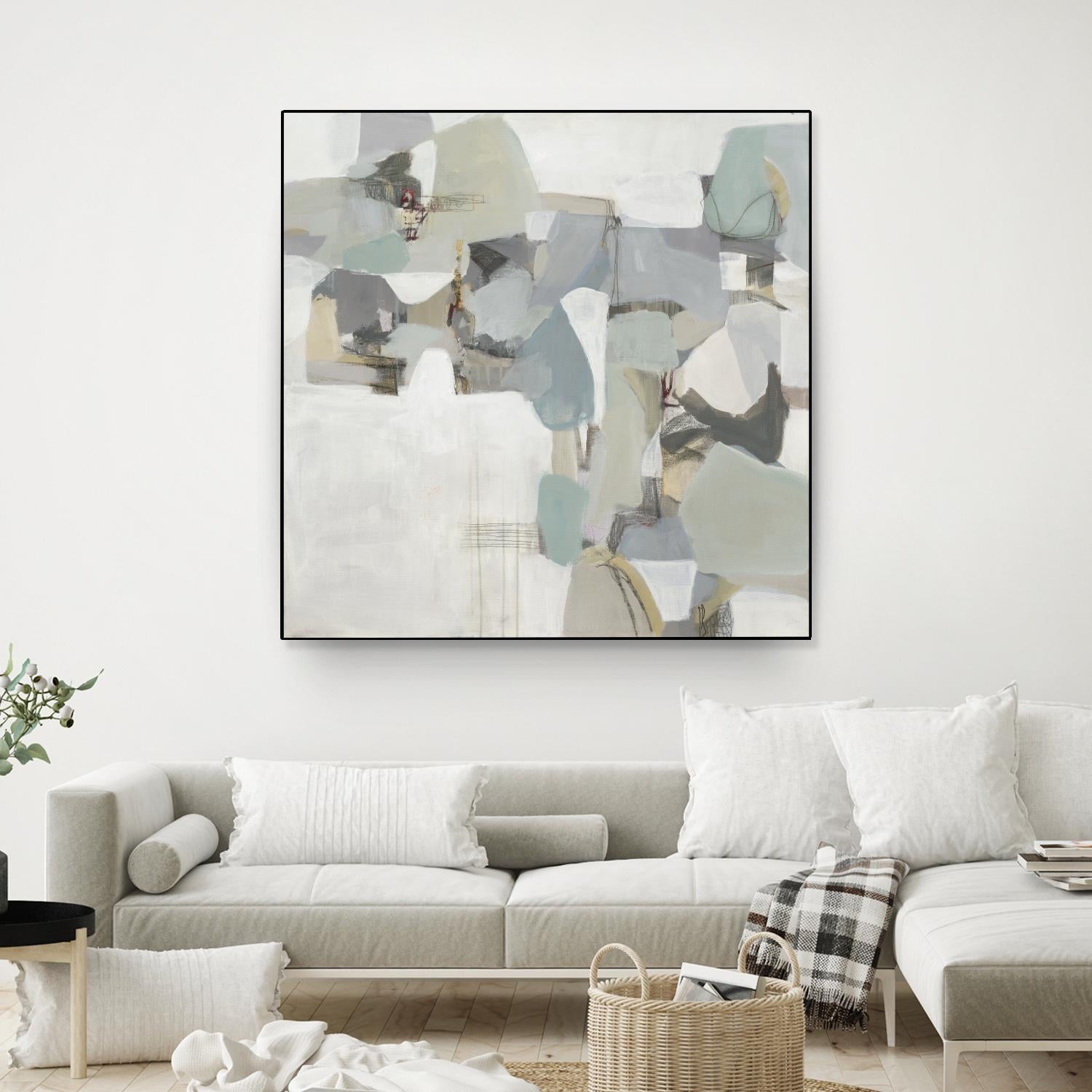 Glacier by Terri Burris on GIANT ART - grays abstract