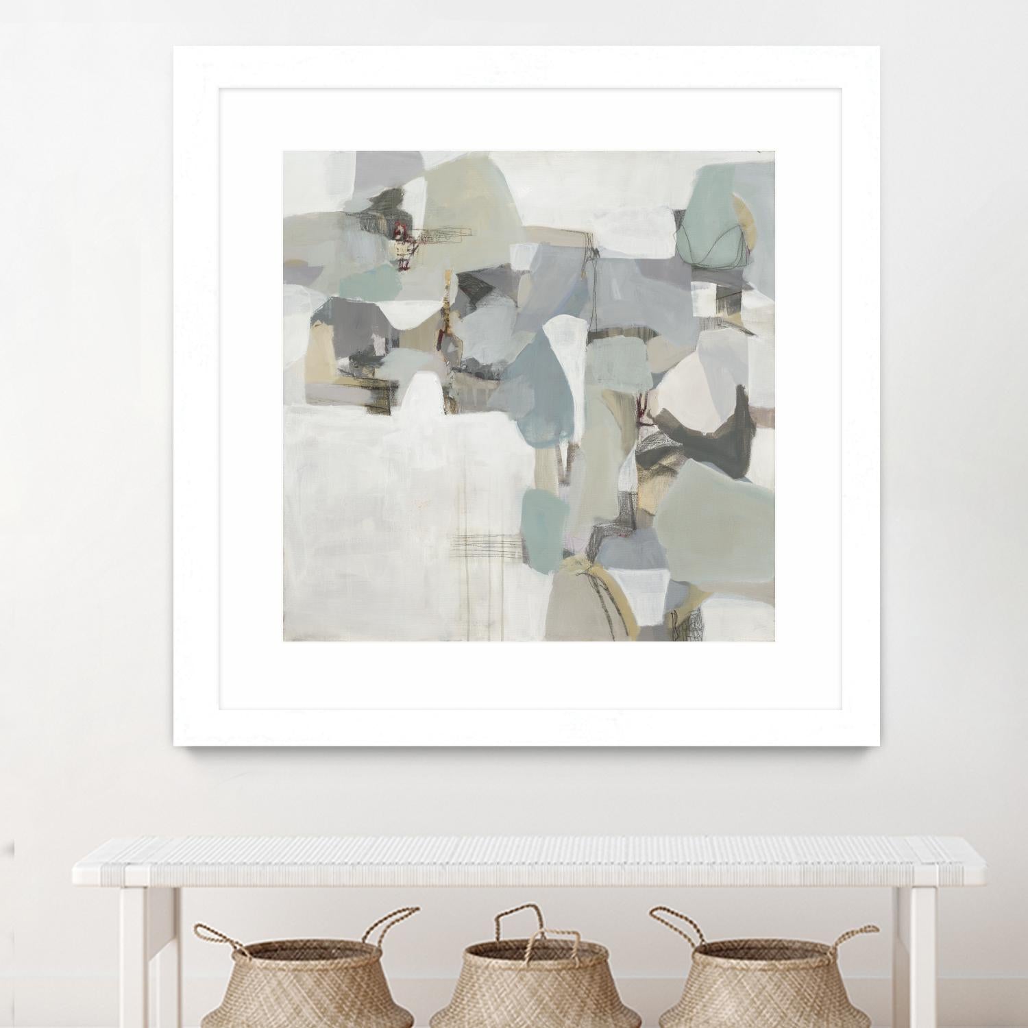 Glacier by Terri Burris on GIANT ART - grays abstract