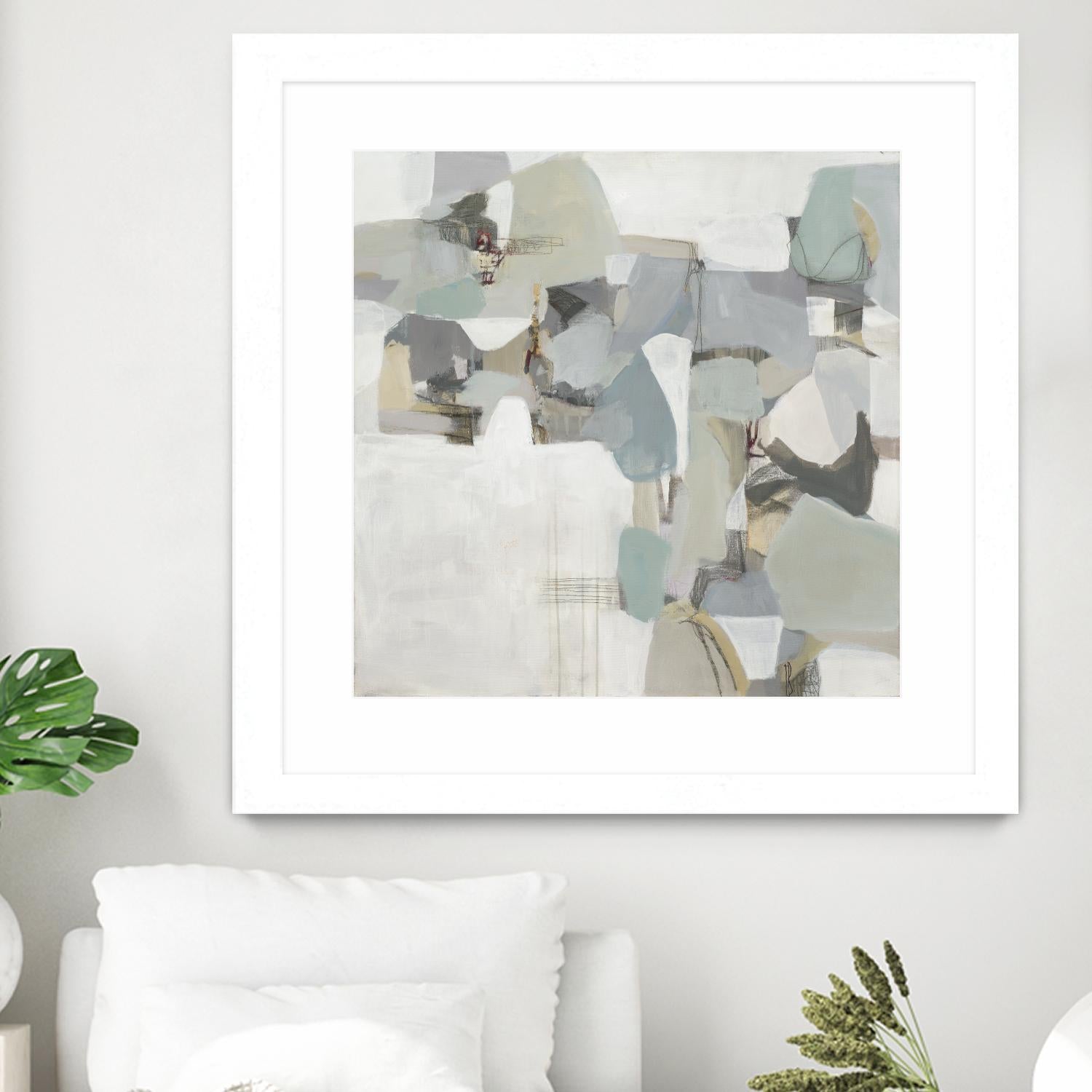 Glacier by Terri Burris on GIANT ART - grays abstract